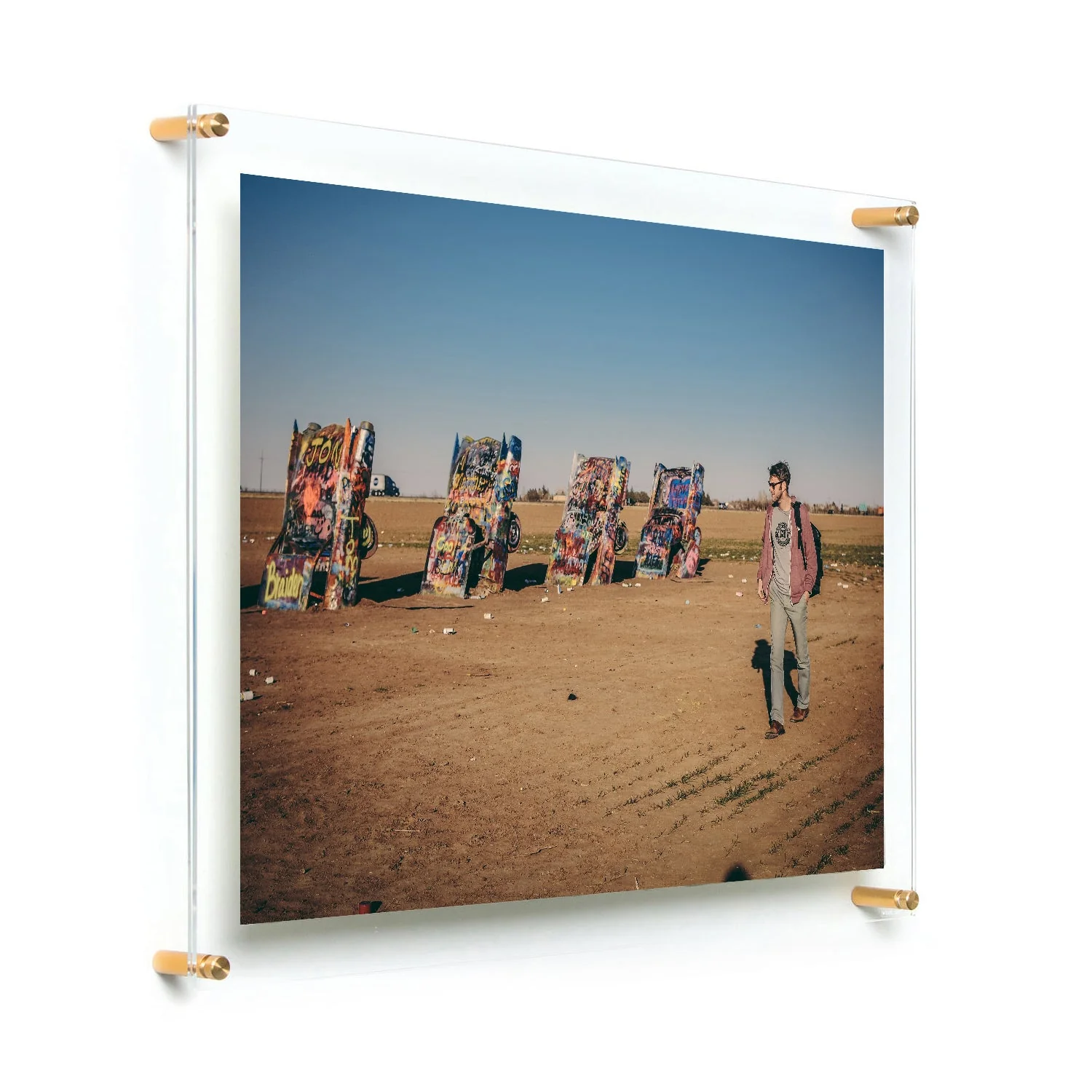 20x30" Photo Floating Acrylic Clear Picture Frame (Frame Size 23x33") - Image 11