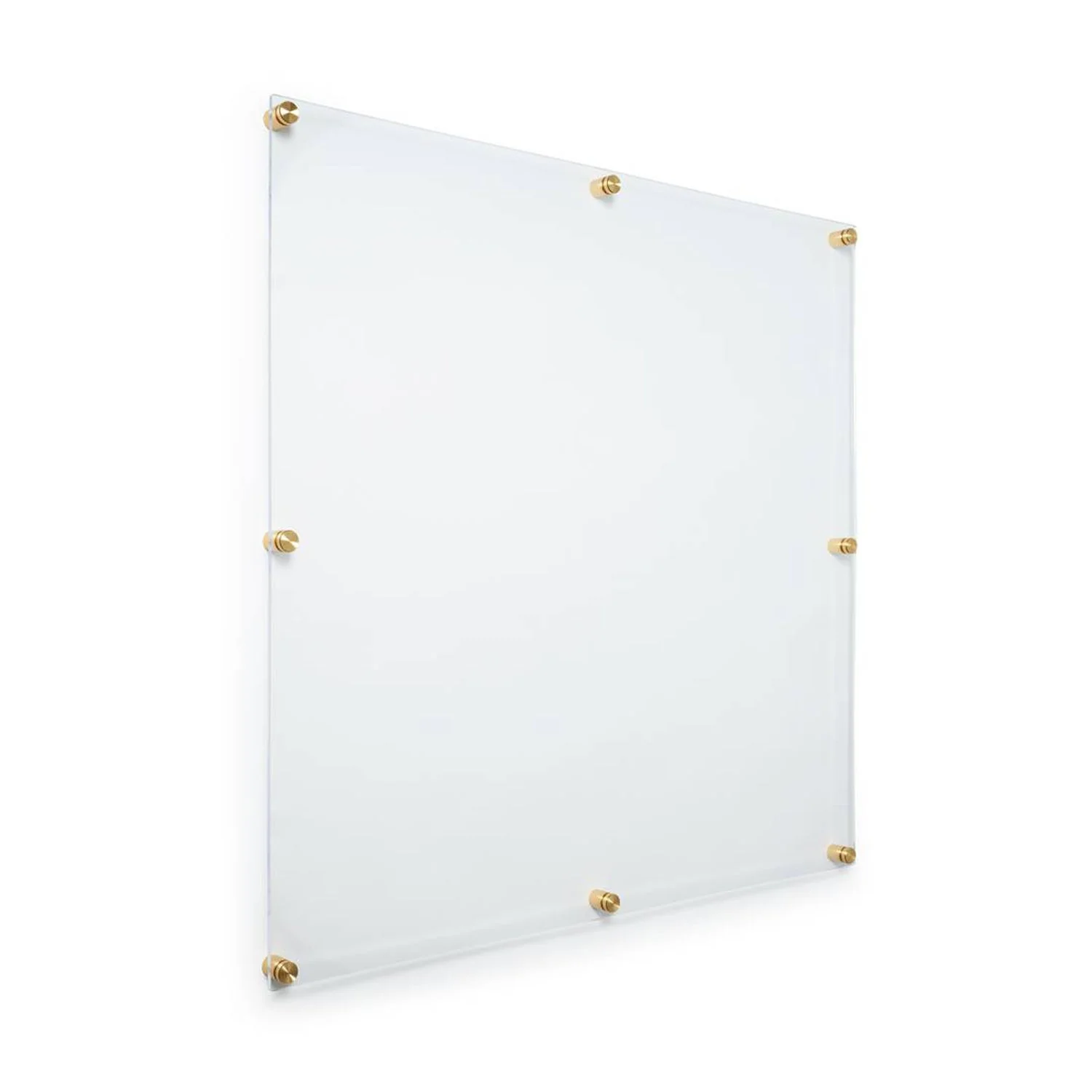 36x36" Floating Clear Acrylic Scarf Frame (Frame Size 40x40") - Image 6