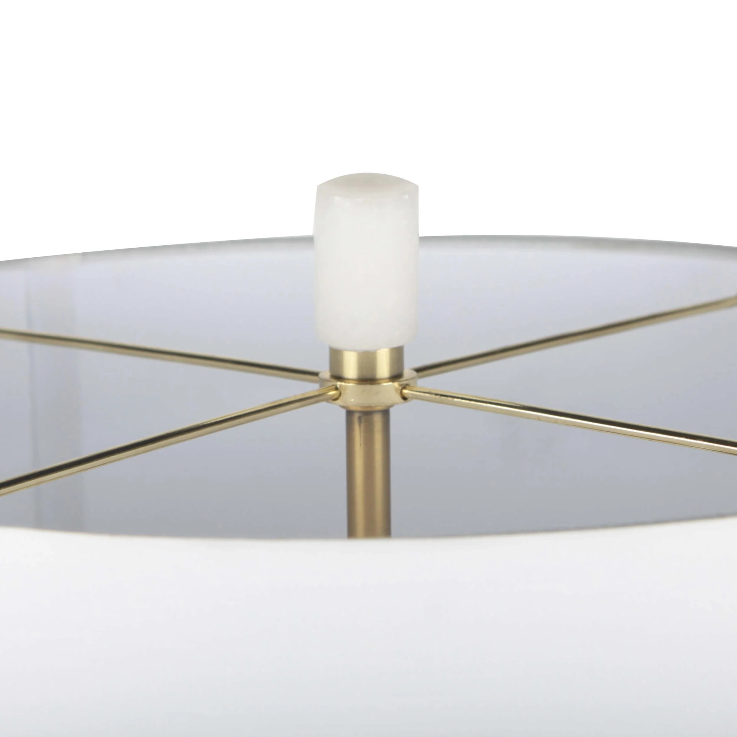 Aadrik Marble Table Lamp, Black/White - Image 3