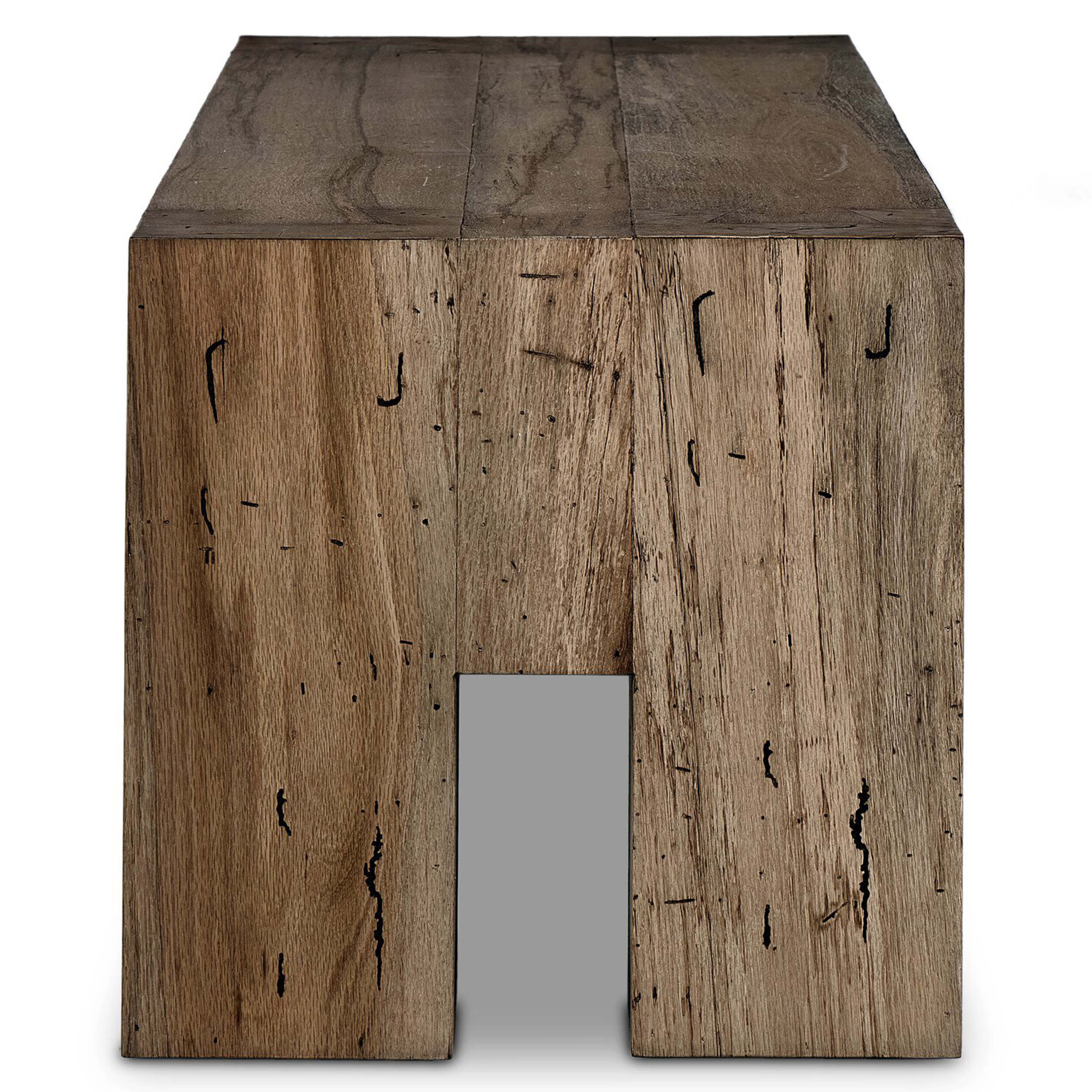 Abaso Bench, Rustic Oak by Four Hands - Image 3