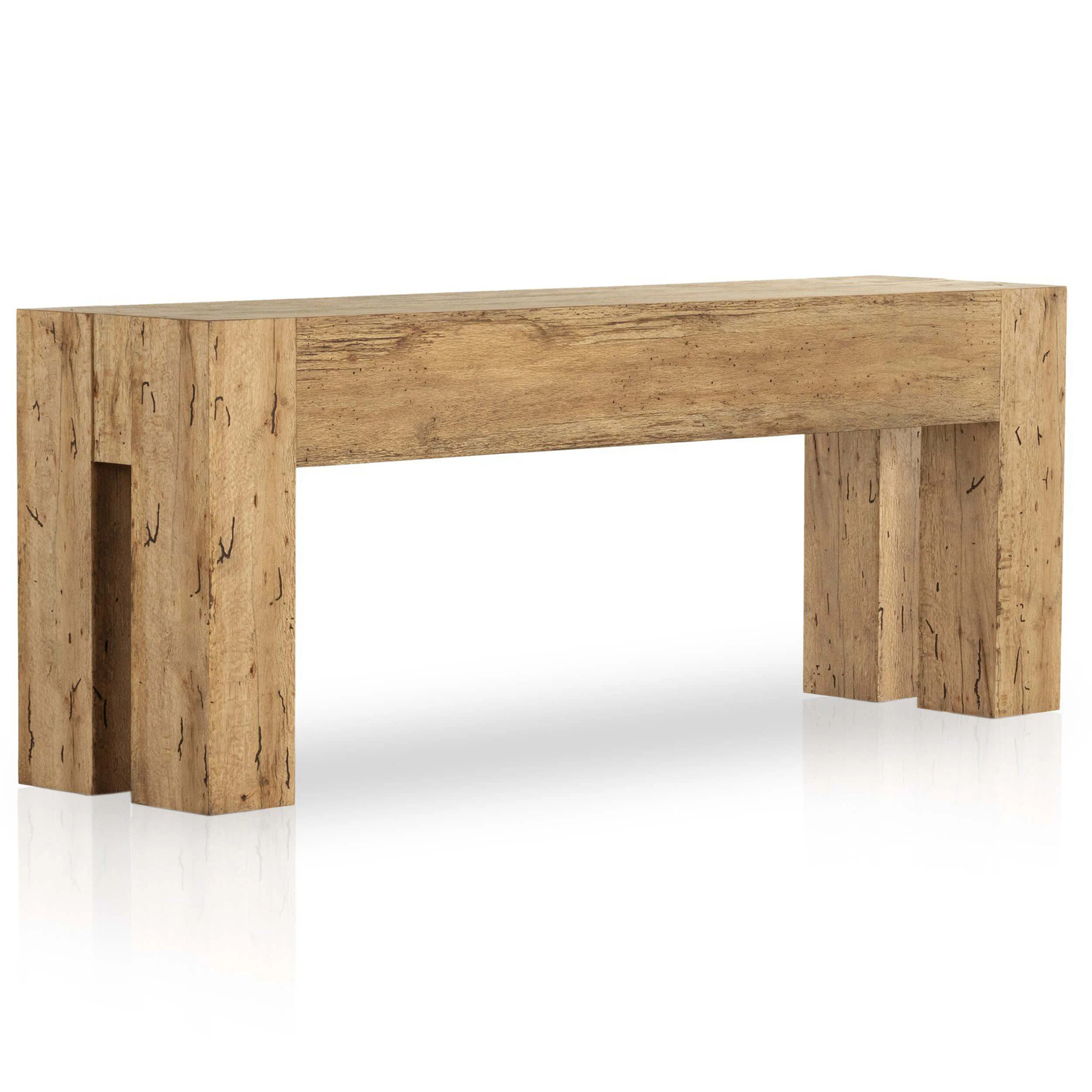 Abaso Console Table, Rustic Wormwood by Four Hands