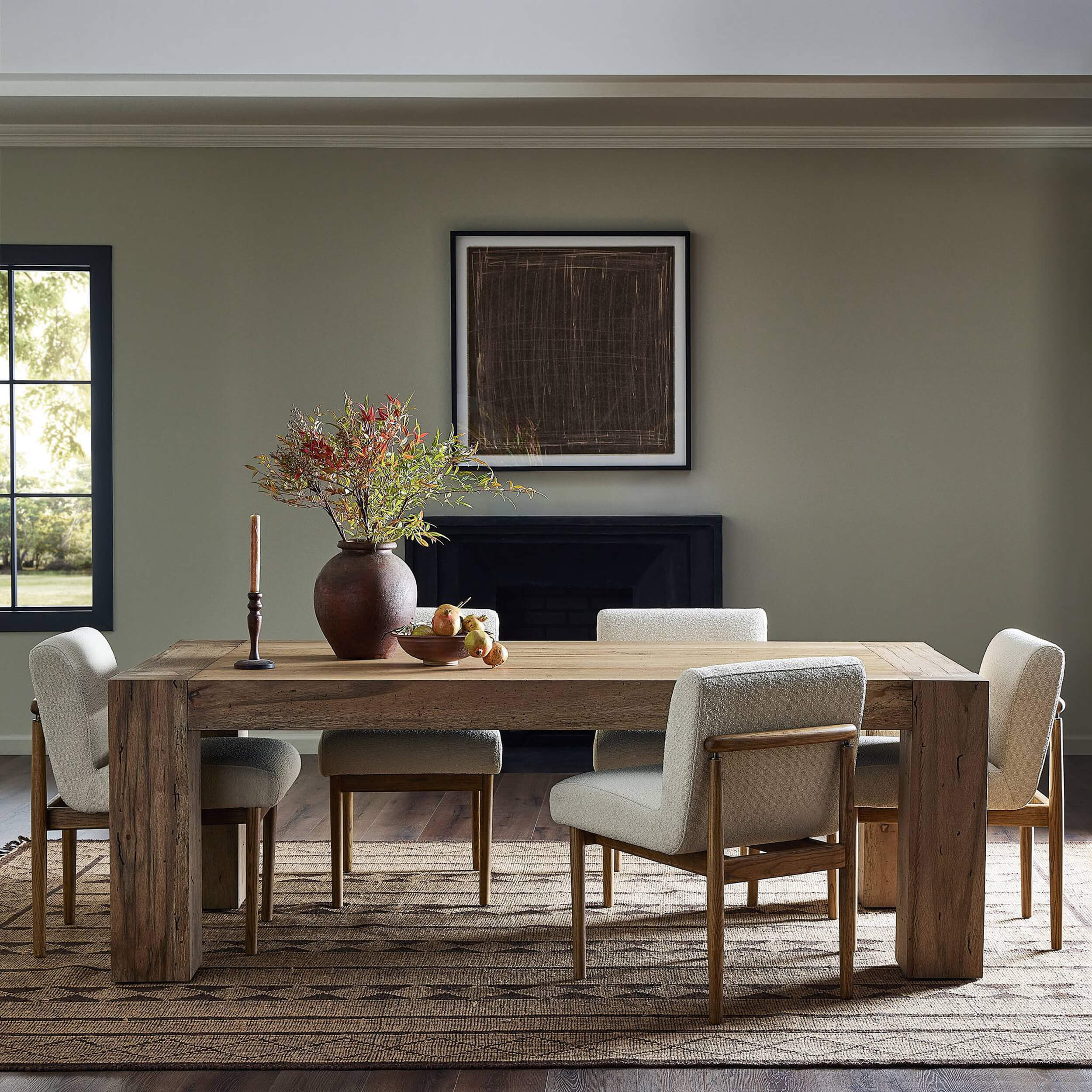 Abaso Dining Table, Rustic Wormwood by Four Hands - Image 13