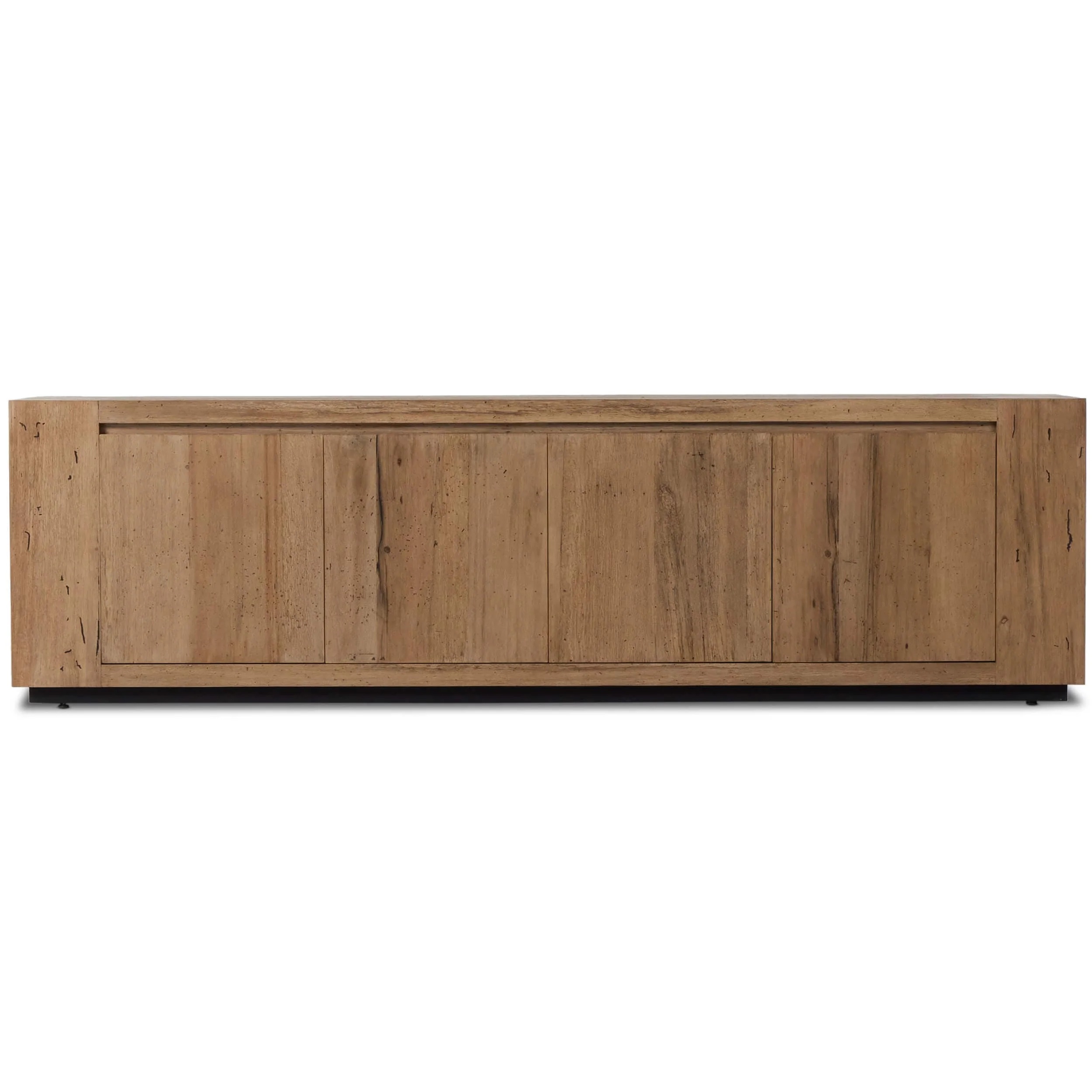 Abaso Media Console, Rustic Wormwood by Four Hands - Image 3