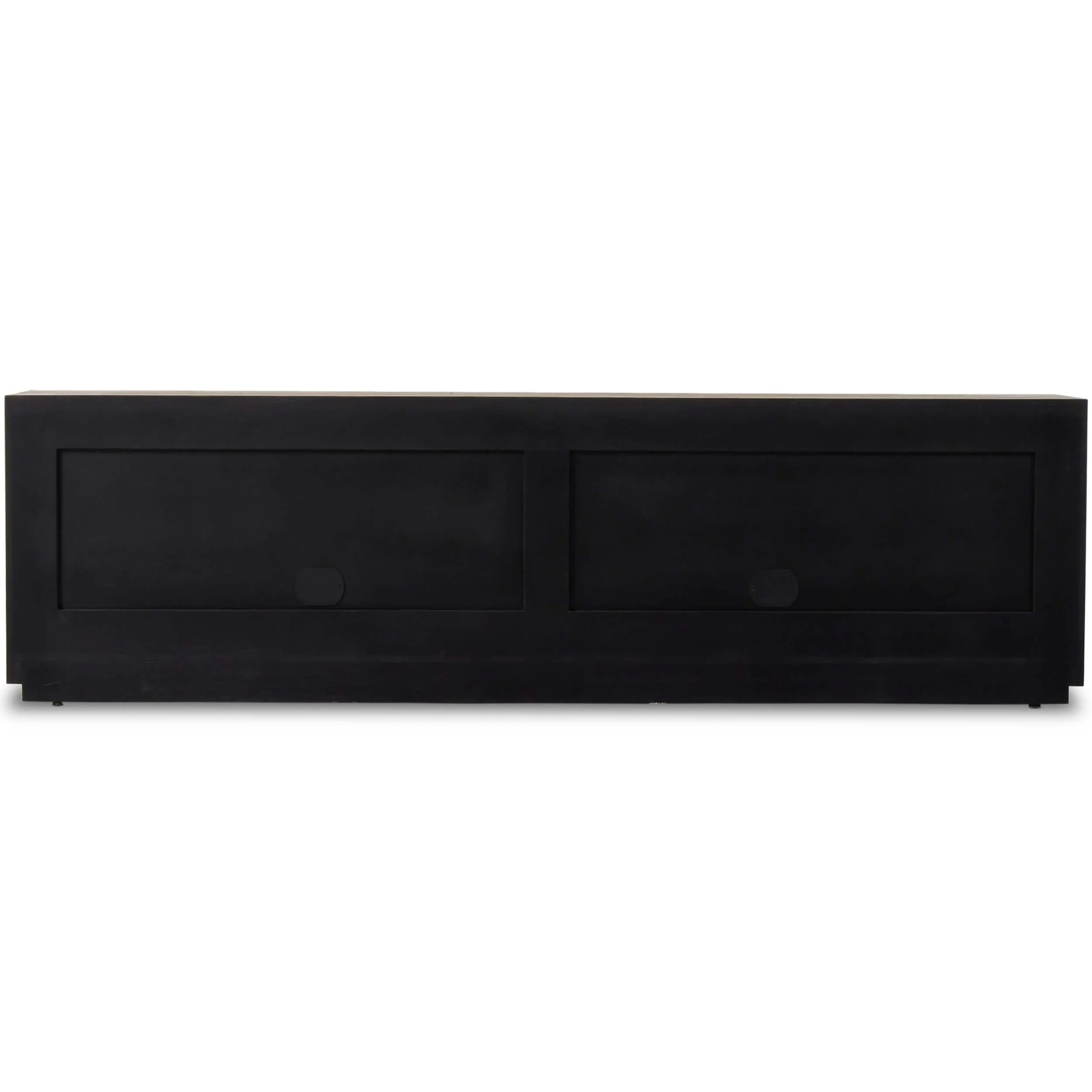 Abaso Media Console, Rustic Wormwood by Four Hands - Image 4