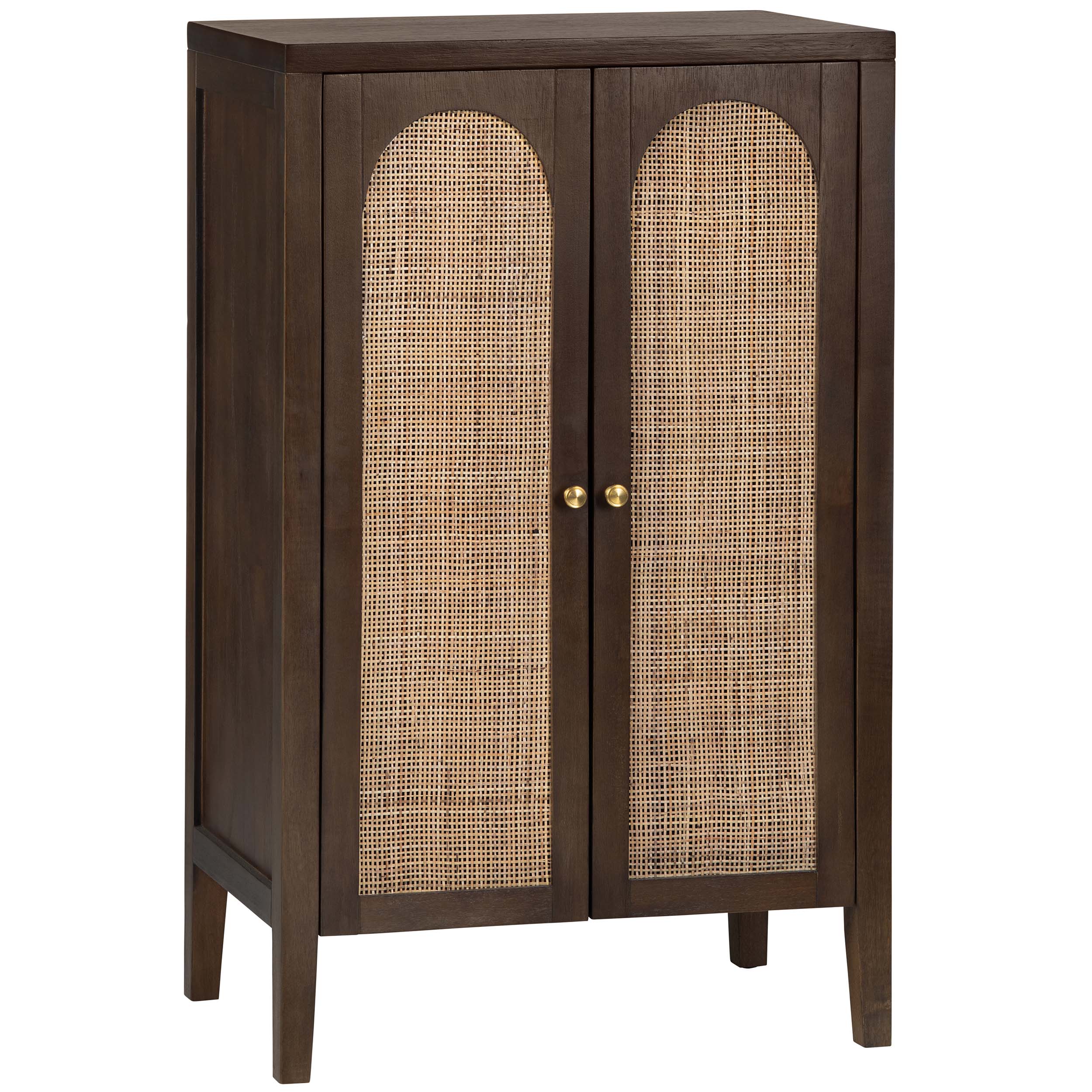 Acadian 2 Door Cabinet, Brown