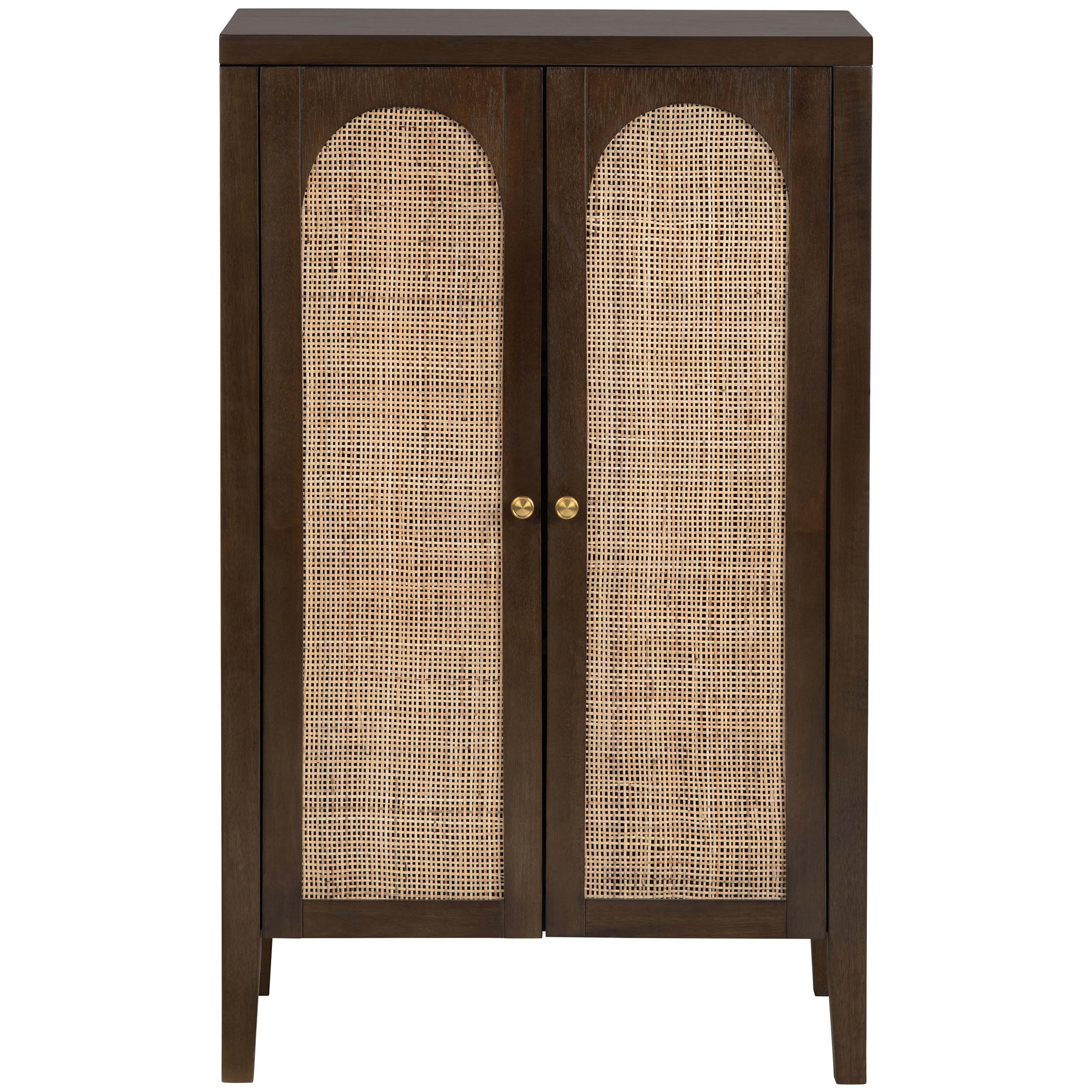 Acadian 2 Door Cabinet, Brown - Image 2