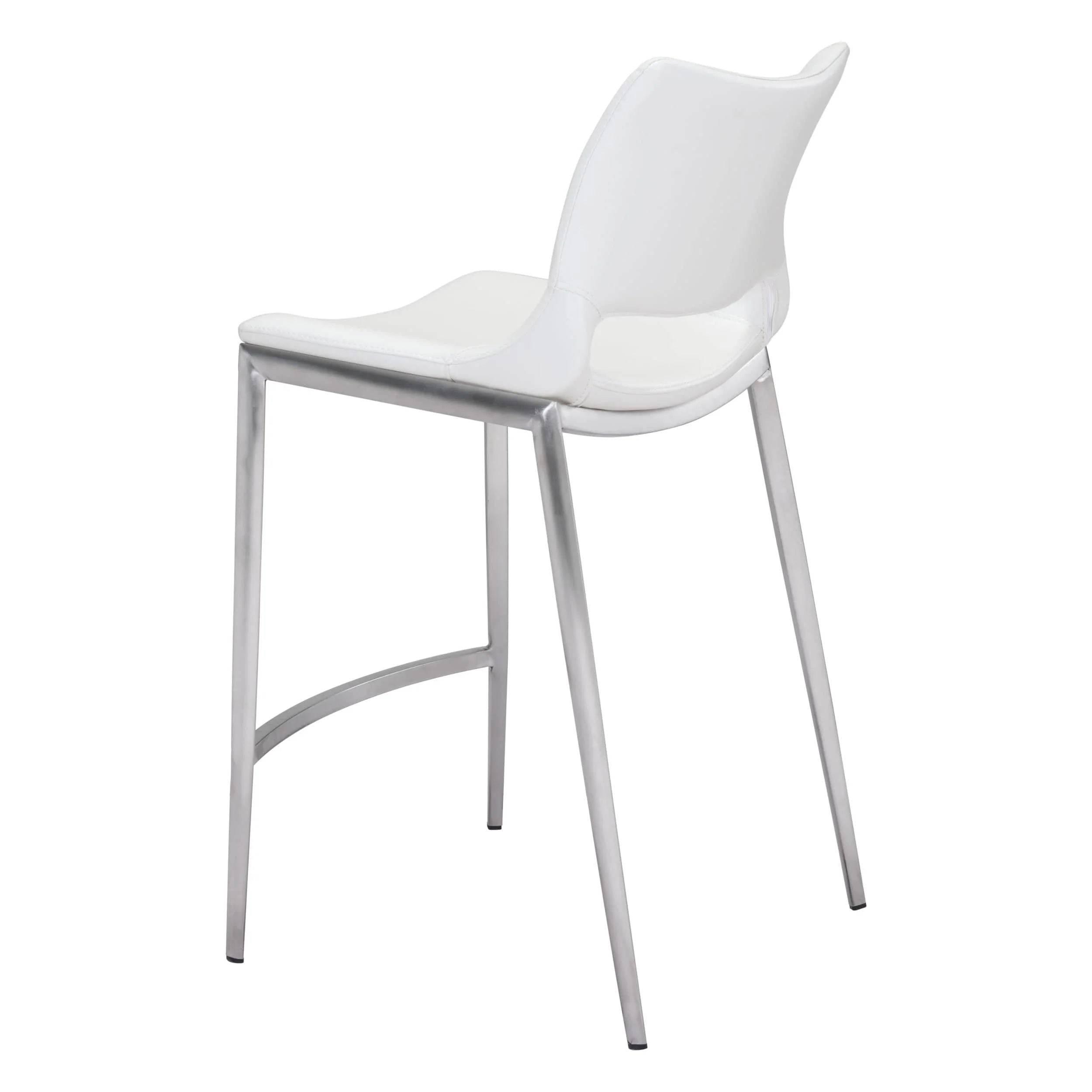Ace Counter Stool, White, Set of 2 - Image 6