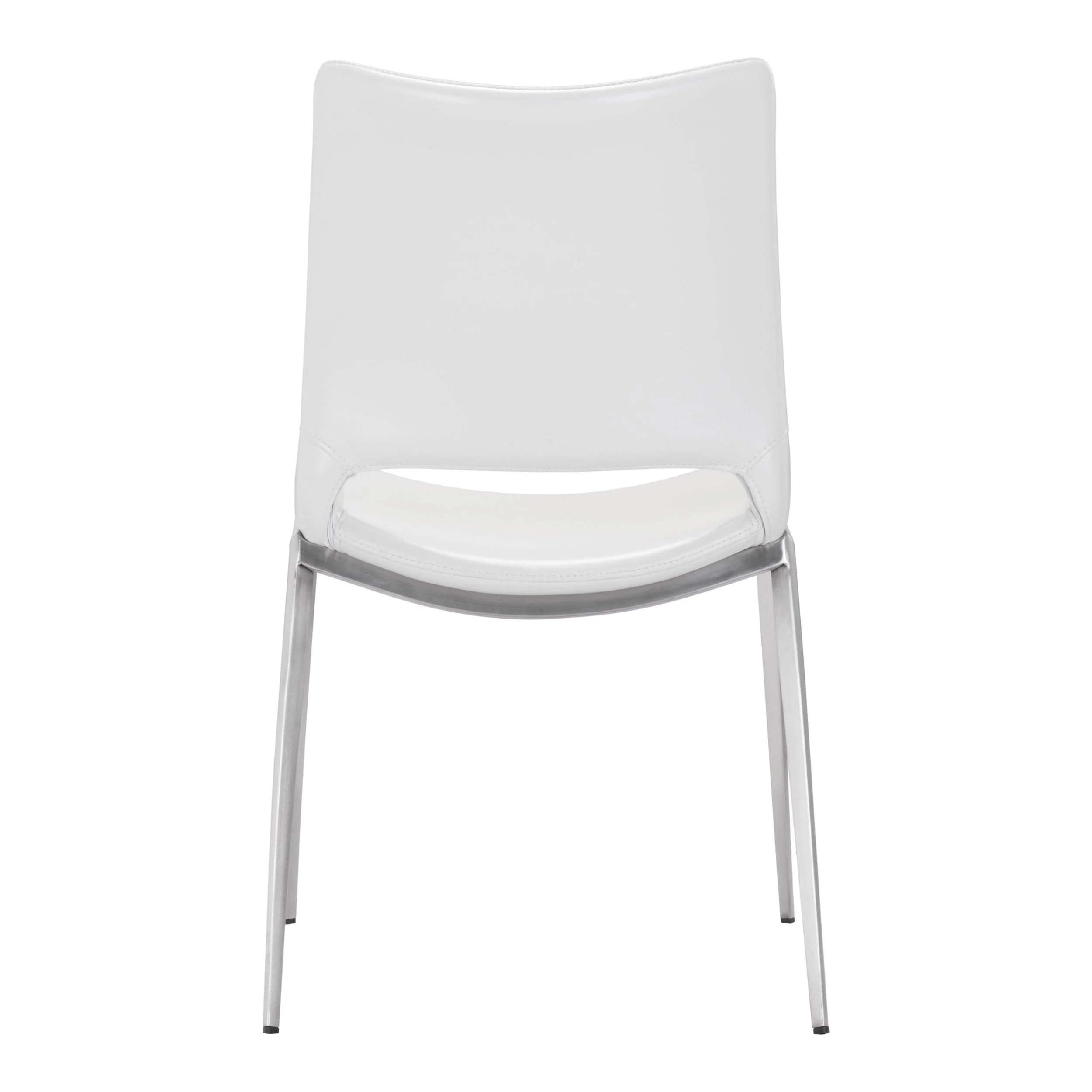 Ace Dining Chair, White, Set of 2 - Image 4