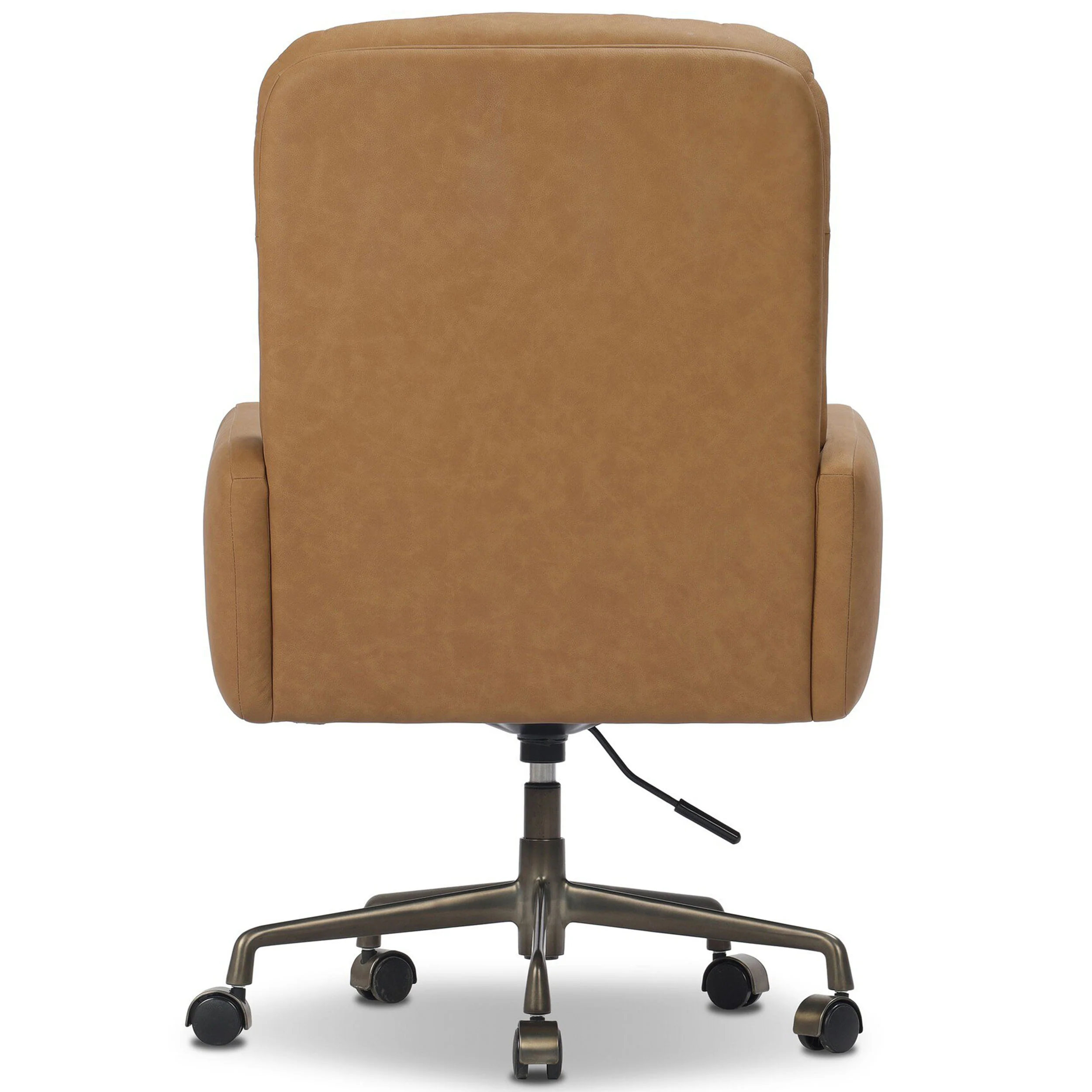 Acton Leather Desk Chair, Maestro Camel by Four Hands - Image 4