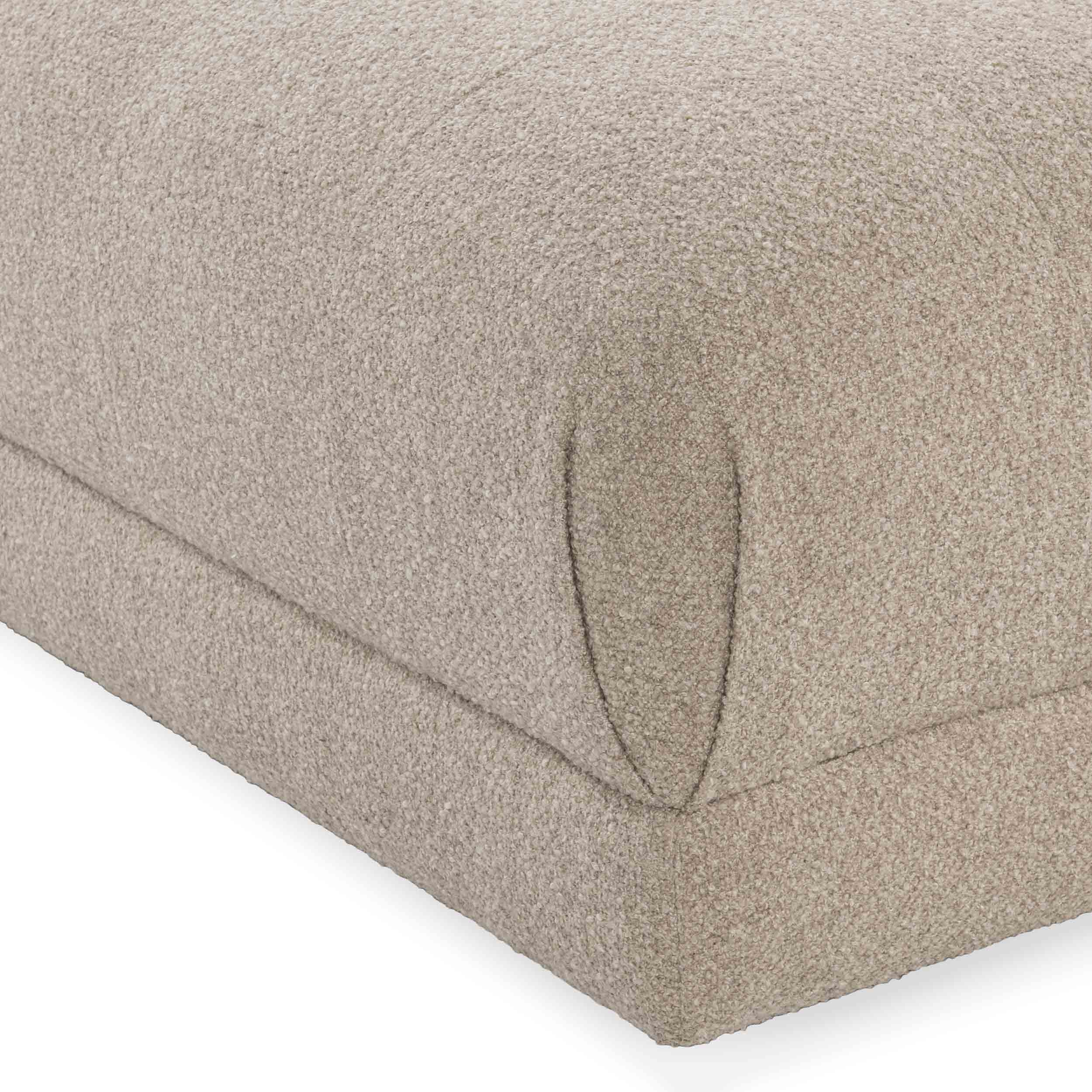Adalynne Square Ottoman, Buttermilk - Image 5