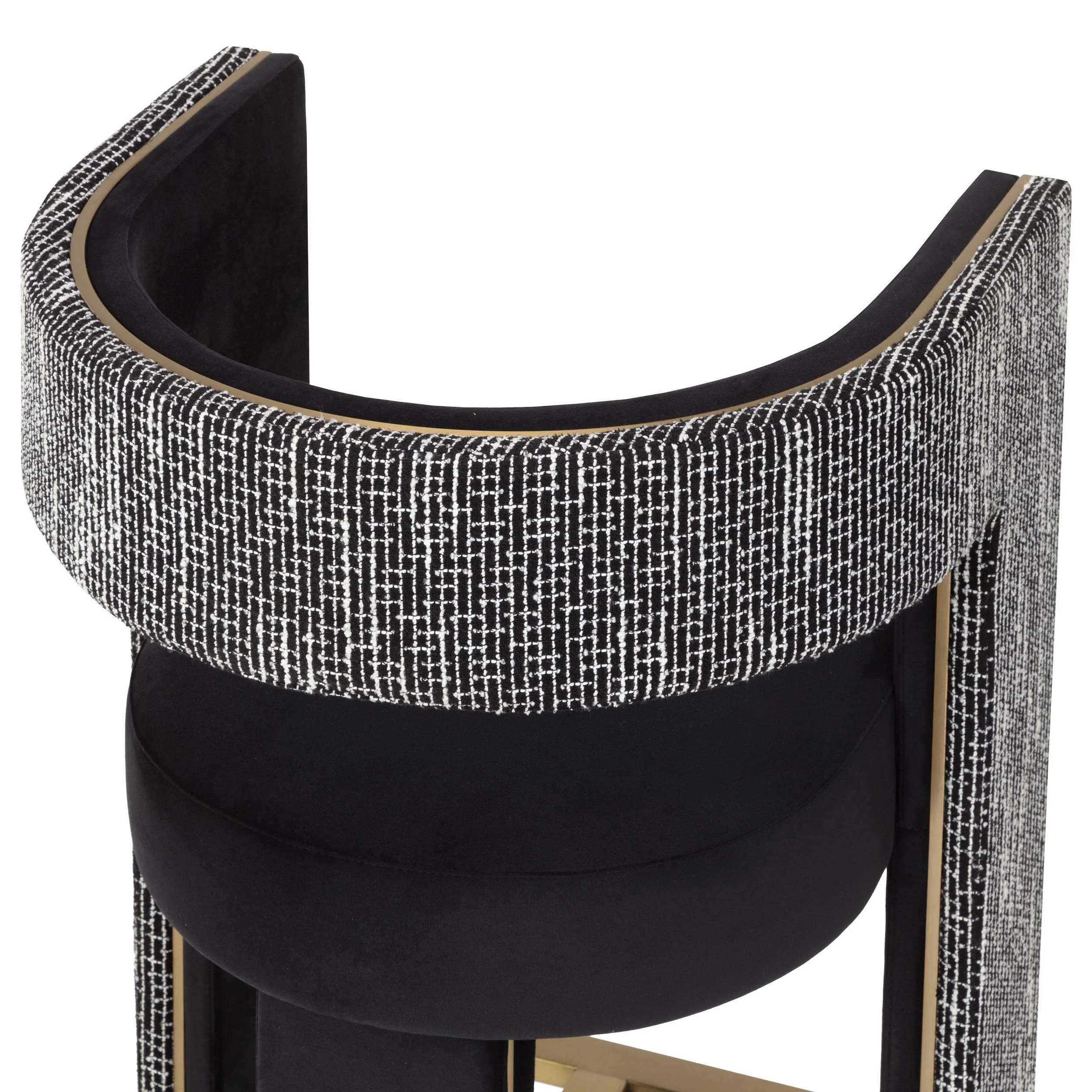 Adamina Bar & Counter Stool, Abbington Black / Hobbes Night - Image 6