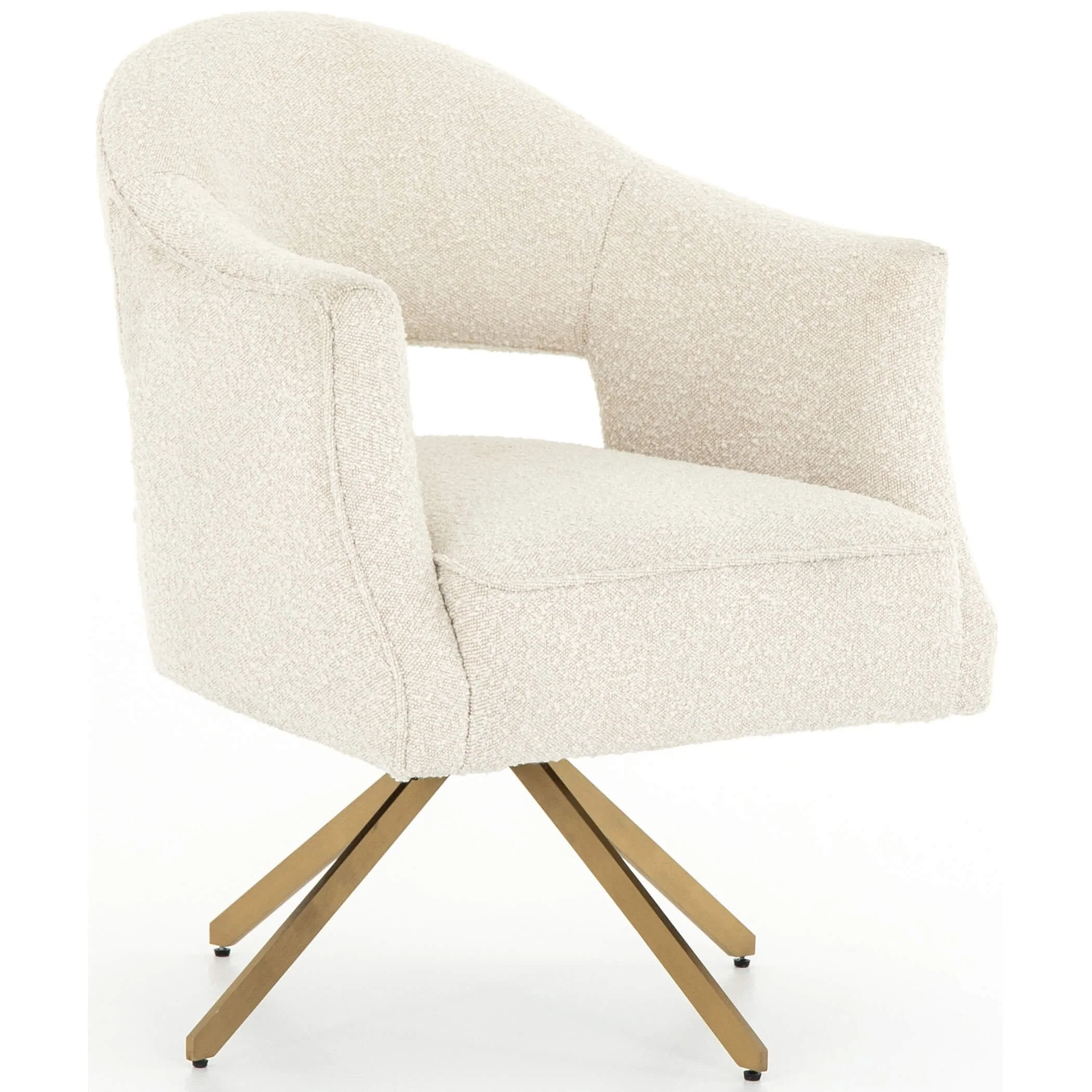 Adara Desk Chair, Knoll Natural by Four Hands - Image 5