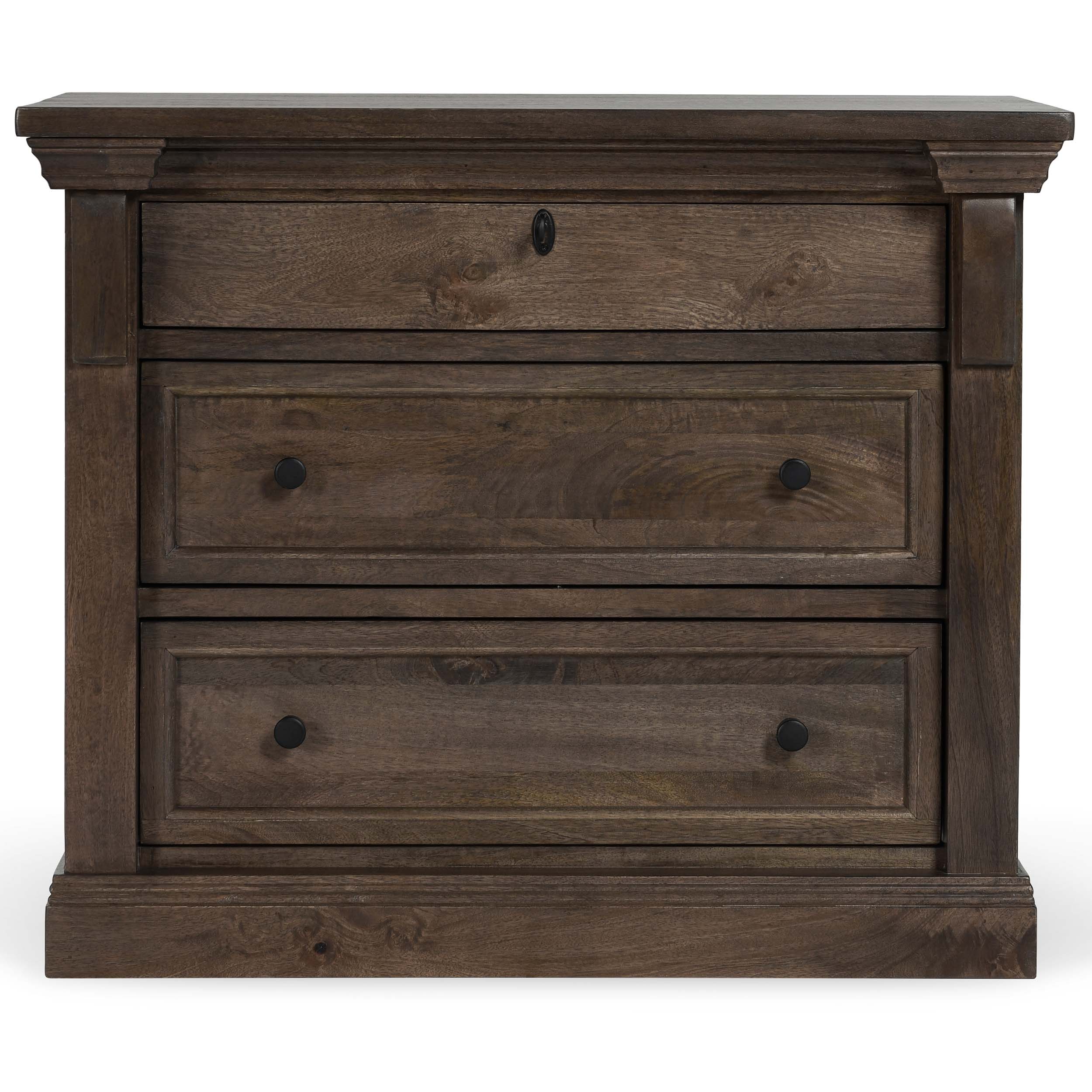 Adelaide 3 Drawer Nightstand, Cocoa Brown - Image 2