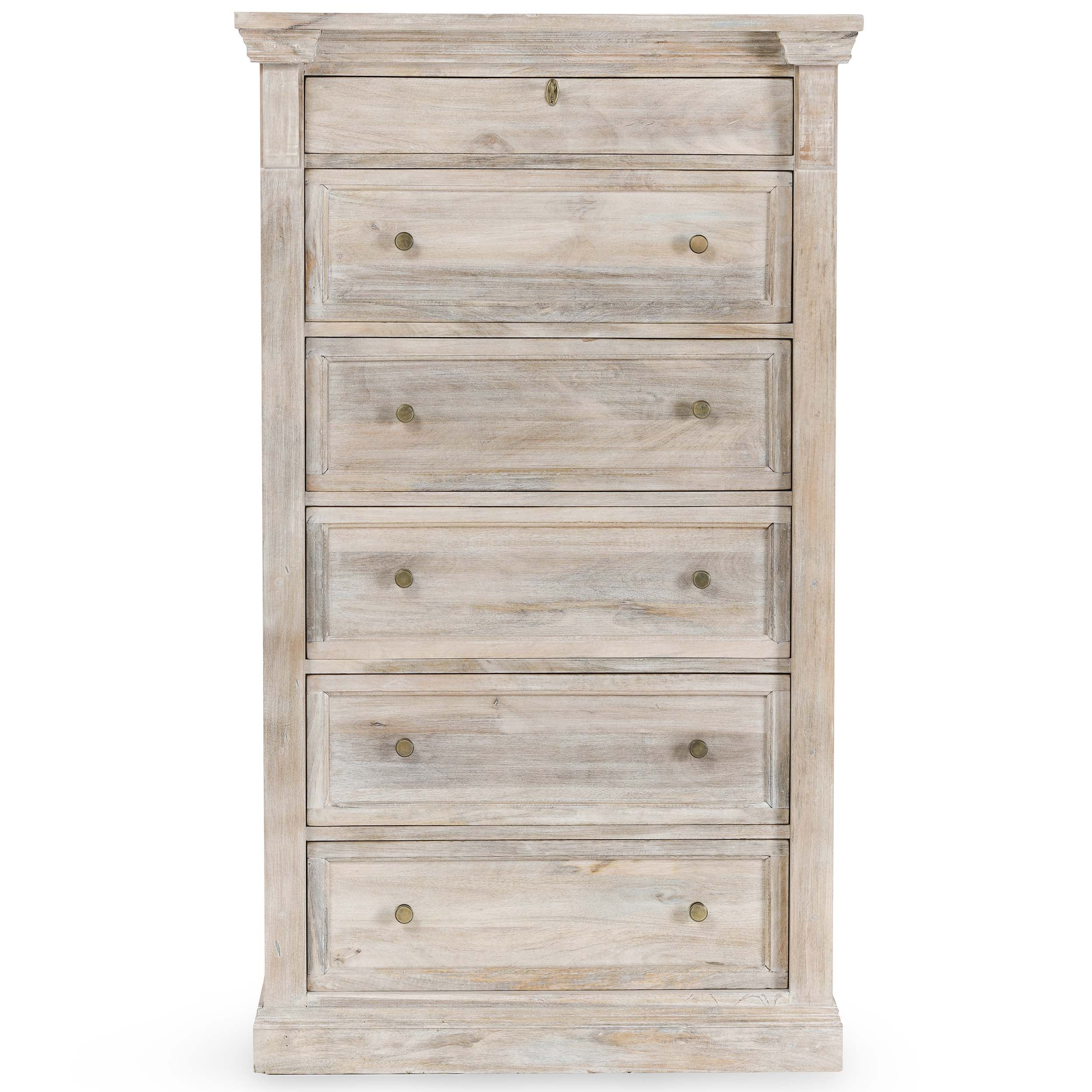 Adelaide 6 Drawer Chest, Natural White Wash - Image 2