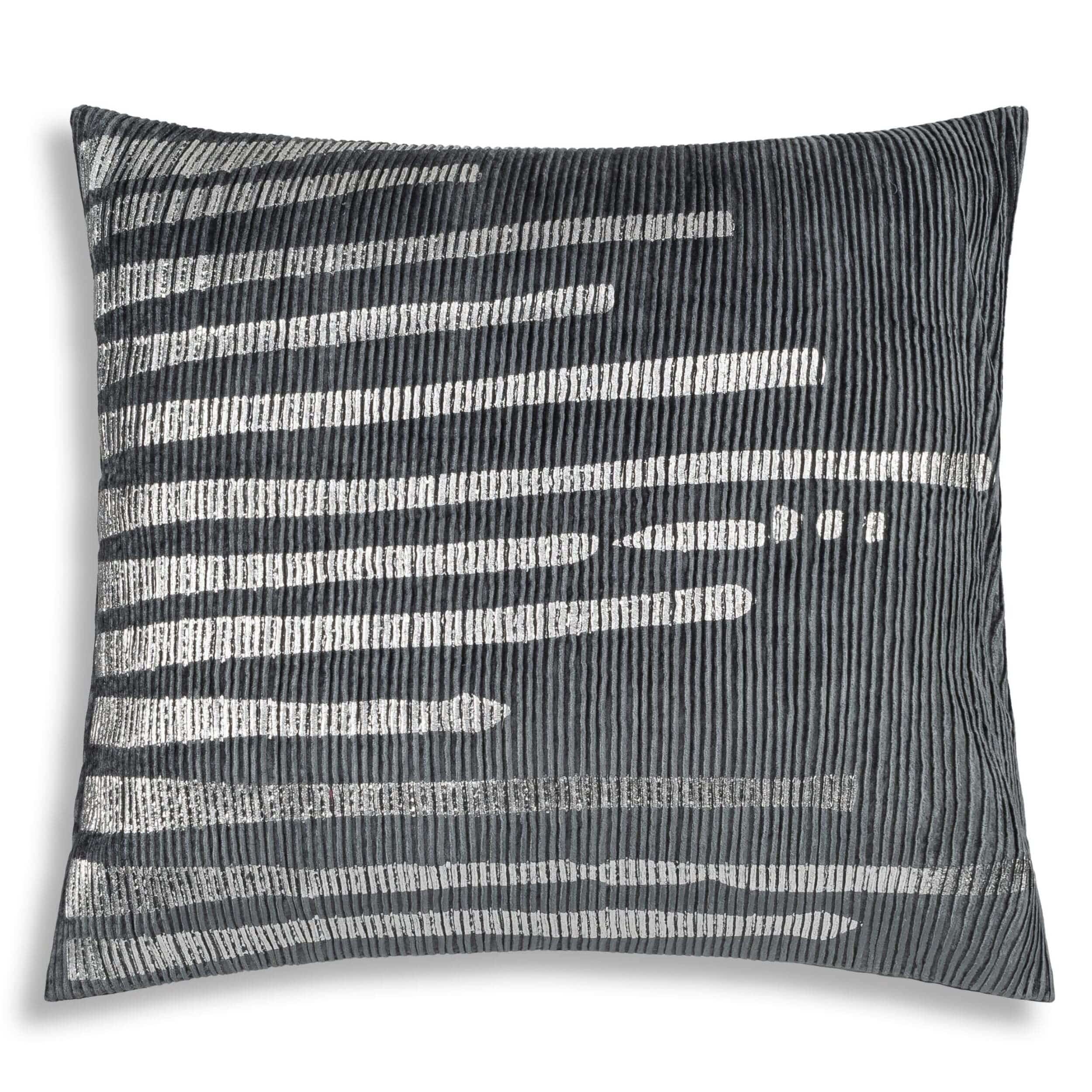 Adele Pillow, Grey/Silver