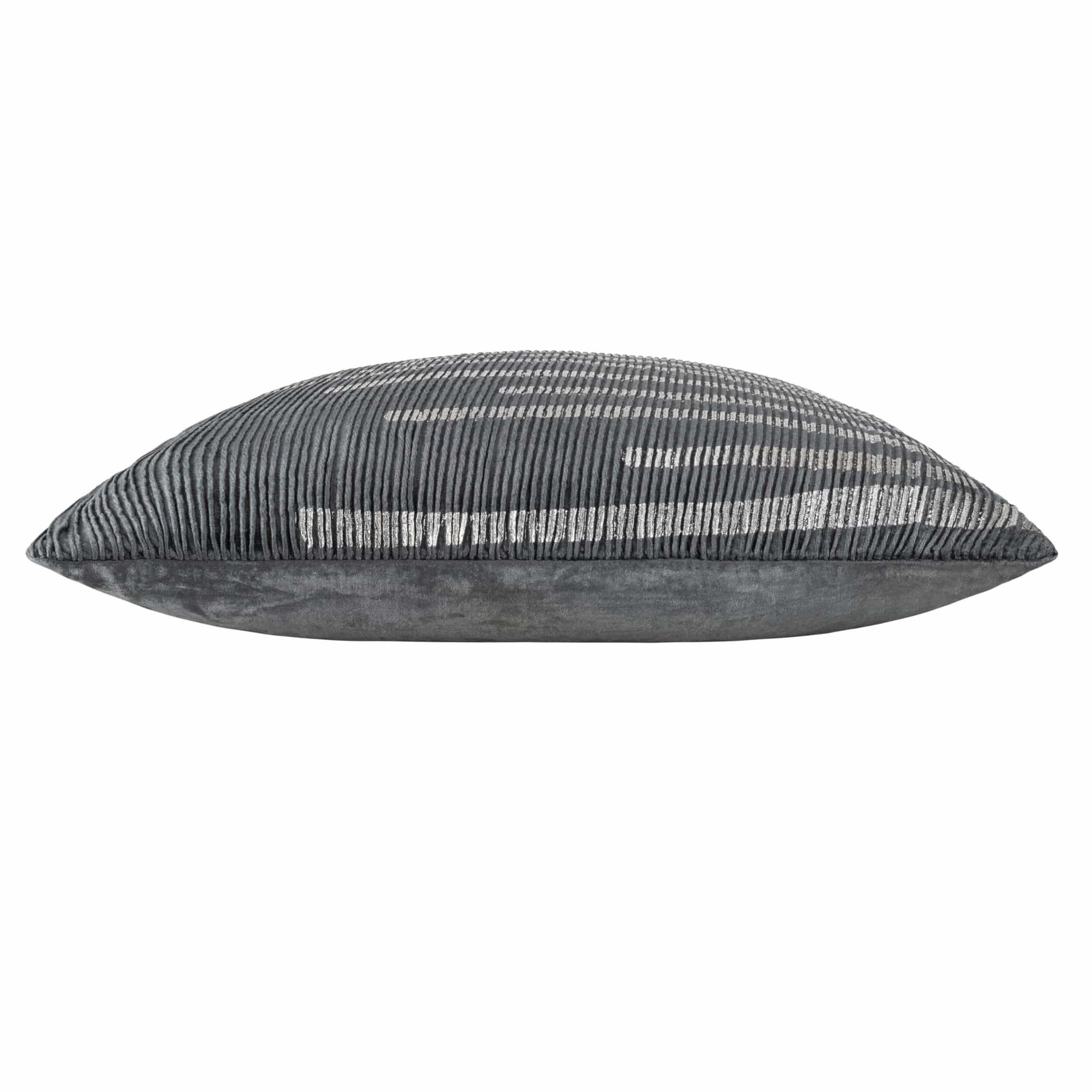 Adele Pillow, Grey/Silver - Image 2