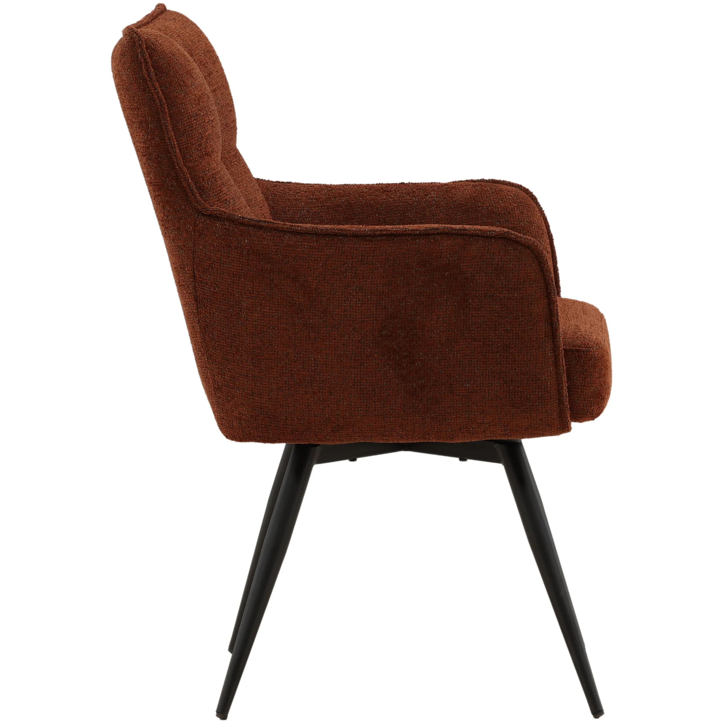 Adelise Swivel Chair, Eva Rust - Image 3