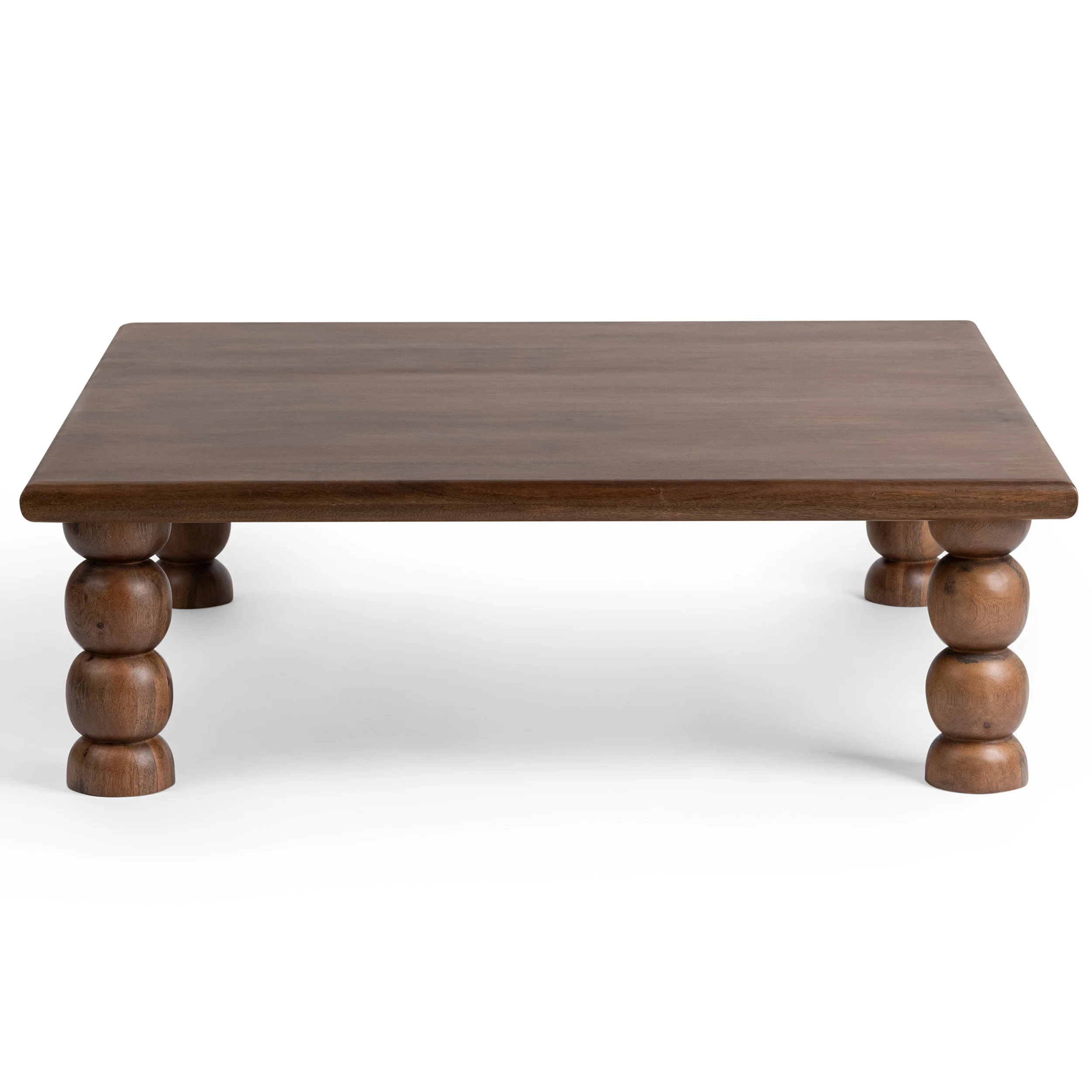 Adir Square Coffee Table, Tundra Brown - Image 2