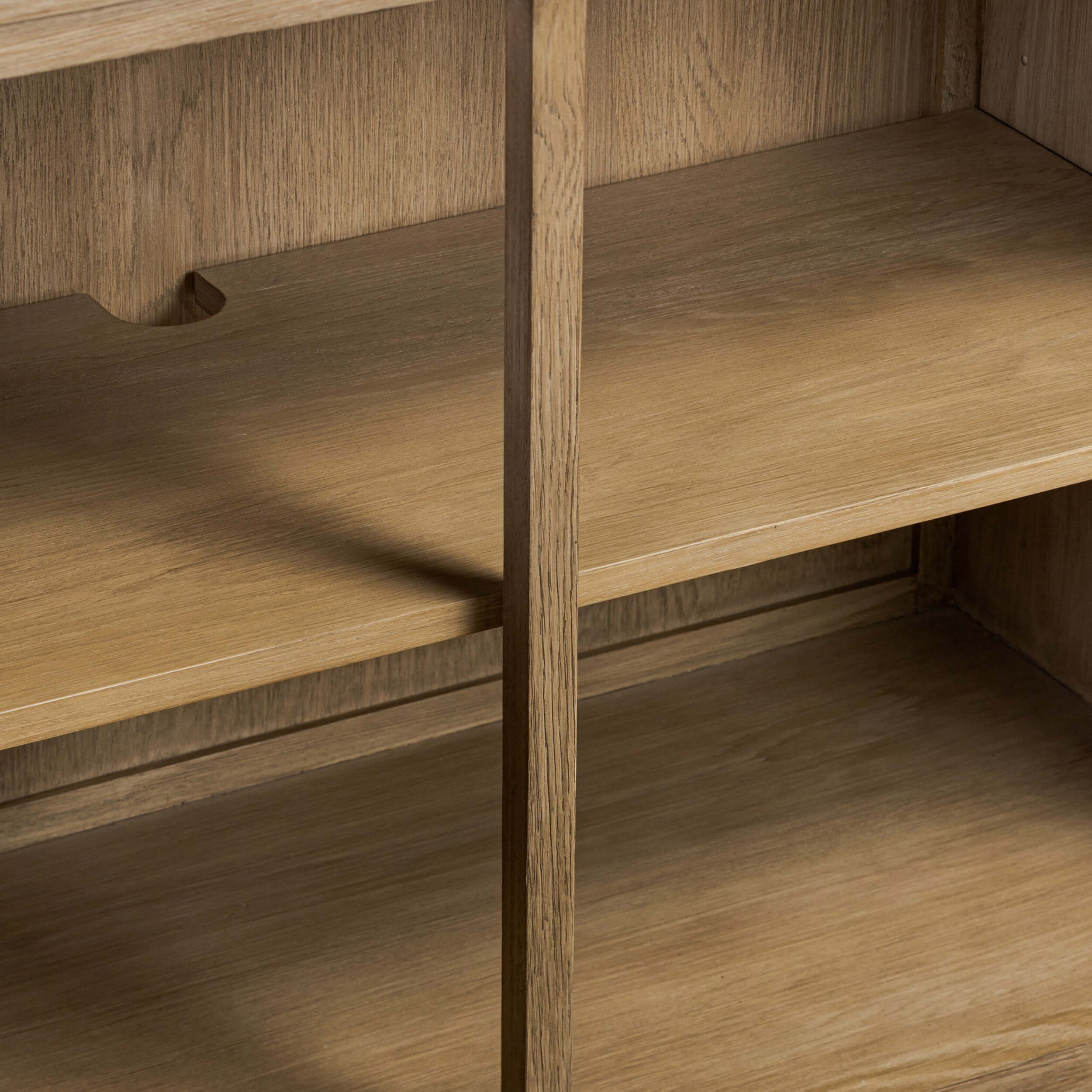 Adley Sideboard, Weathered Washed Oak by Four Hands - Image 4