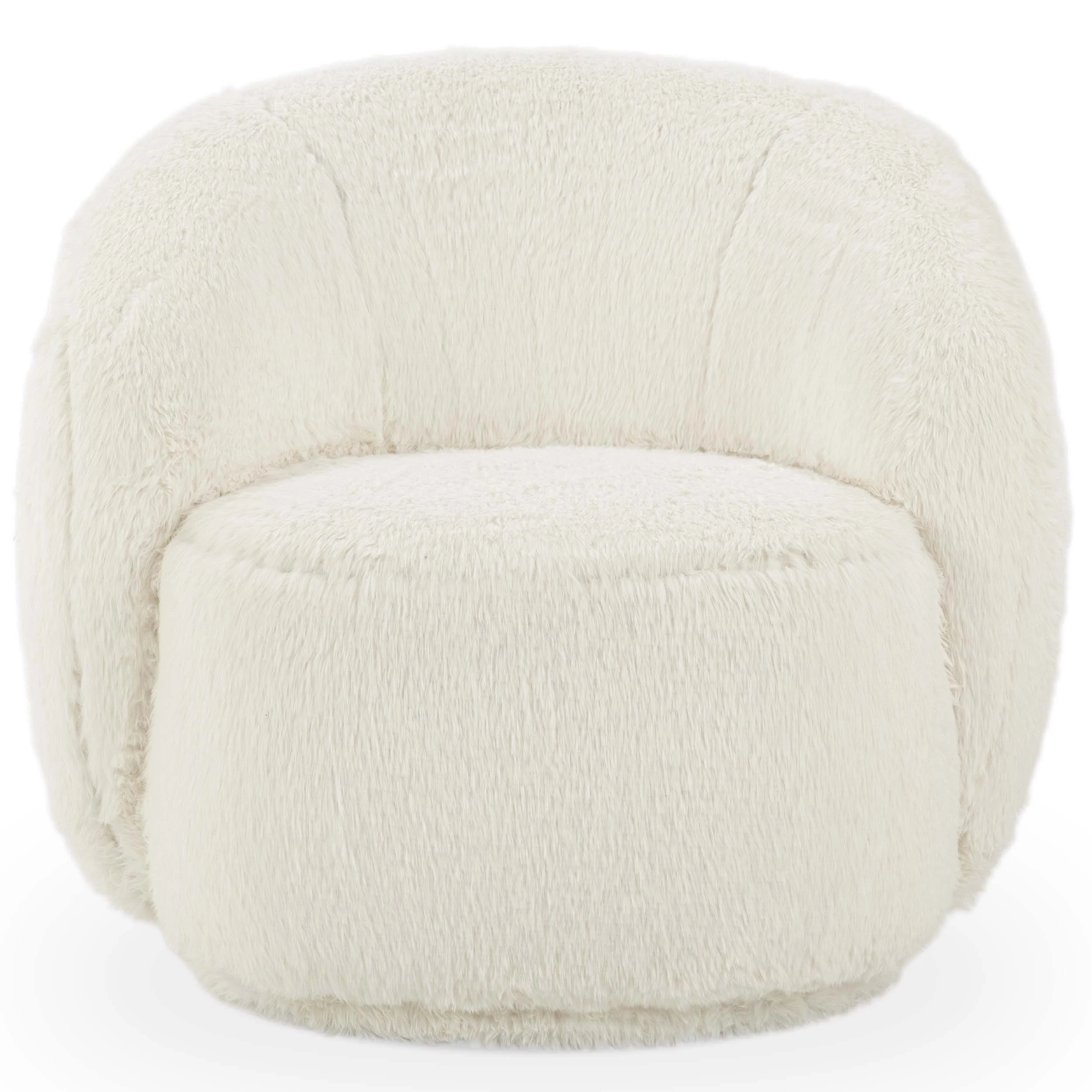Adley Swivel Chair, Vanilla - Image 2