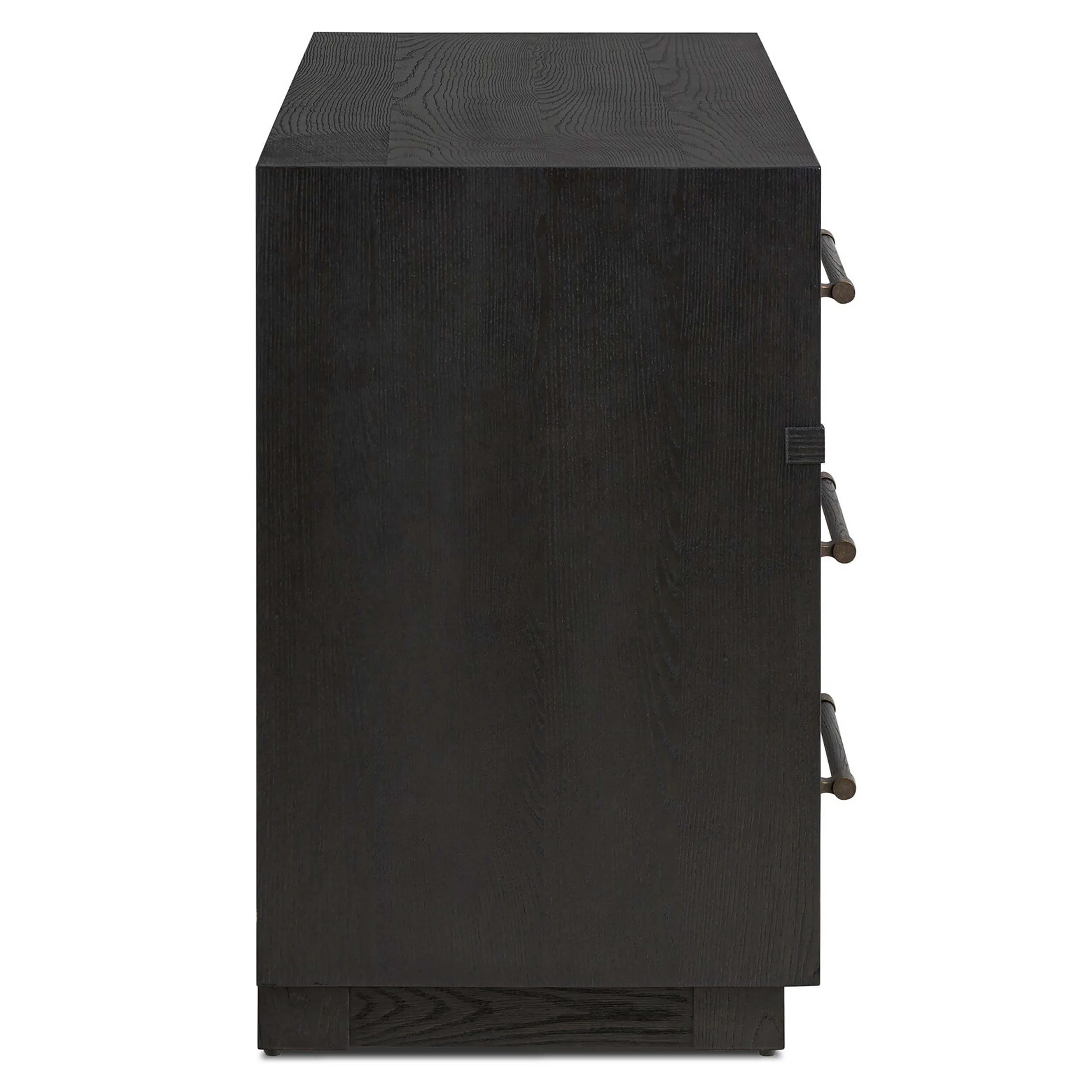 Adolfo 6 Drawer Dresser, Modern Black by Four Hands - Image 4