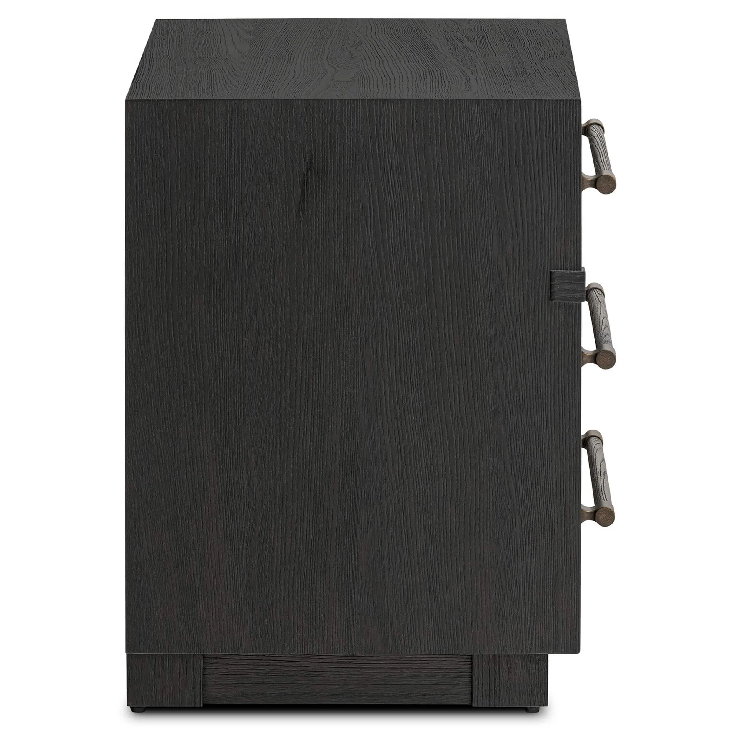 Adolfo Nightstand, Modern Black by Four Hands - Image 3