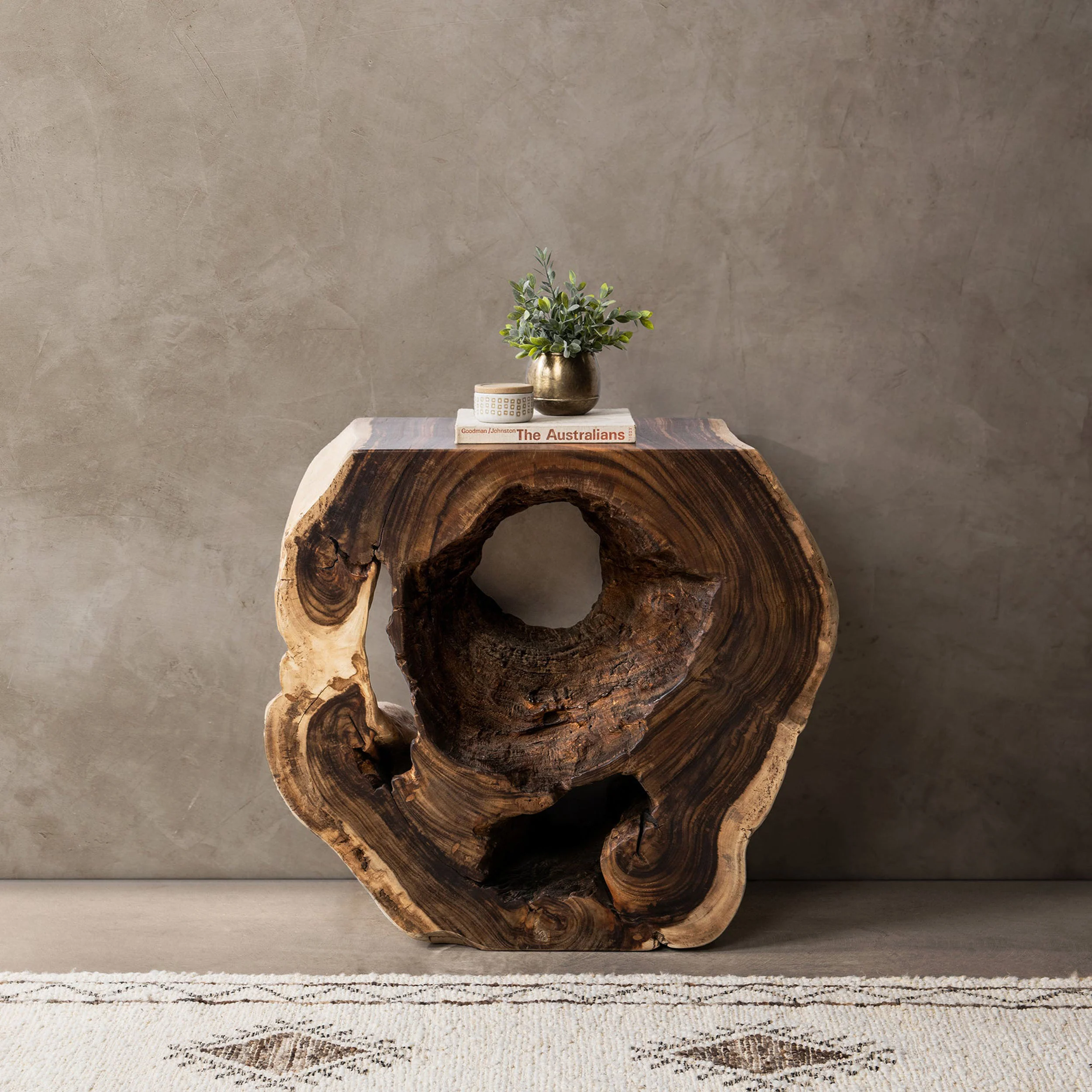 Adrynia Console Table, Natural - Image 6