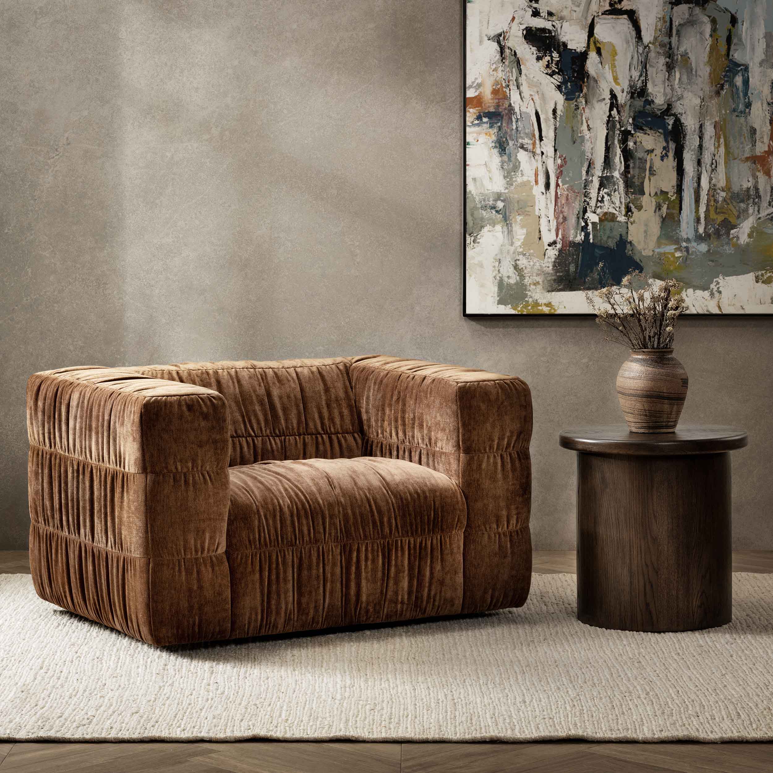 Afeela Swivel Chair, Bronze - Image 6