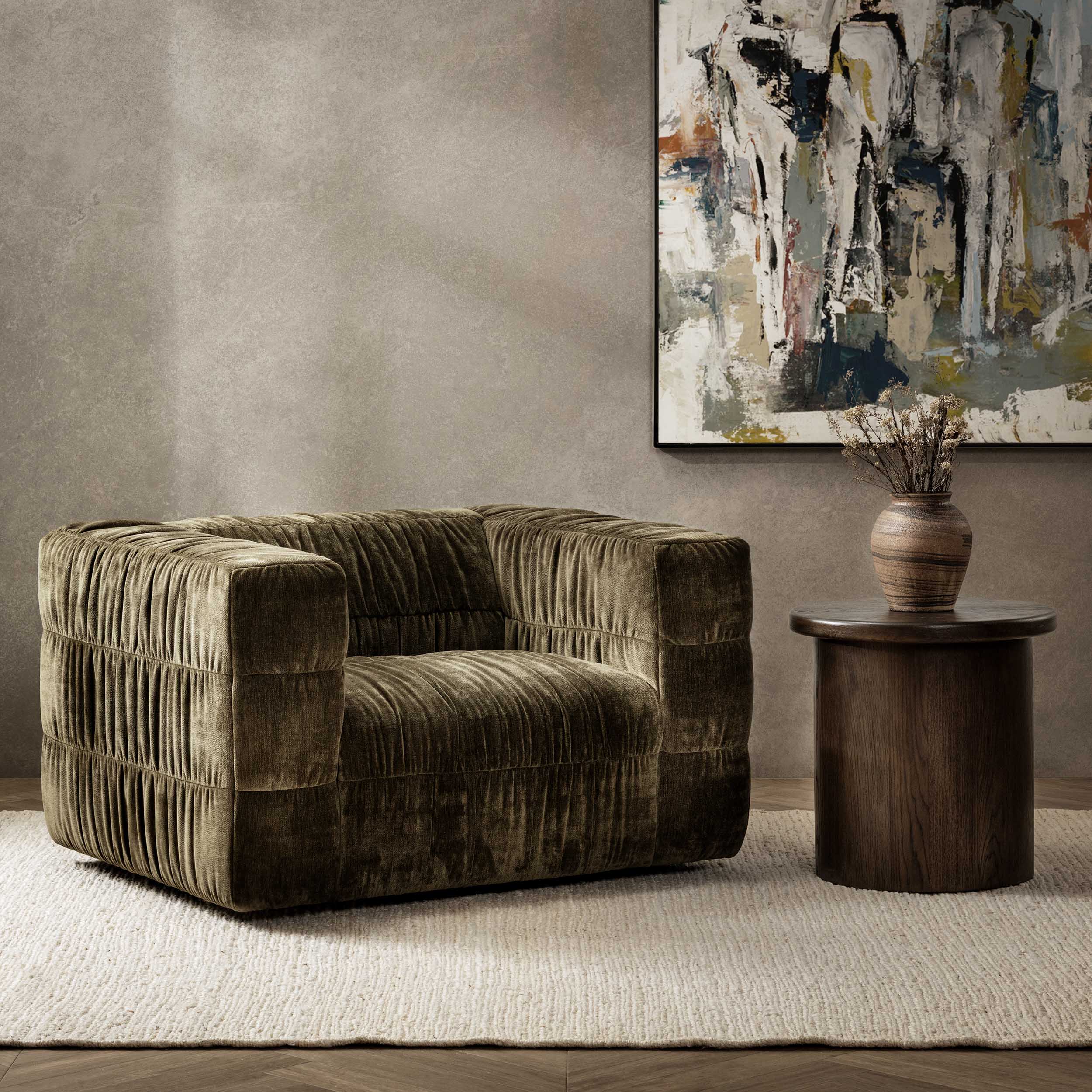 Afeela Swivel Chair, Fern Green - Image 7