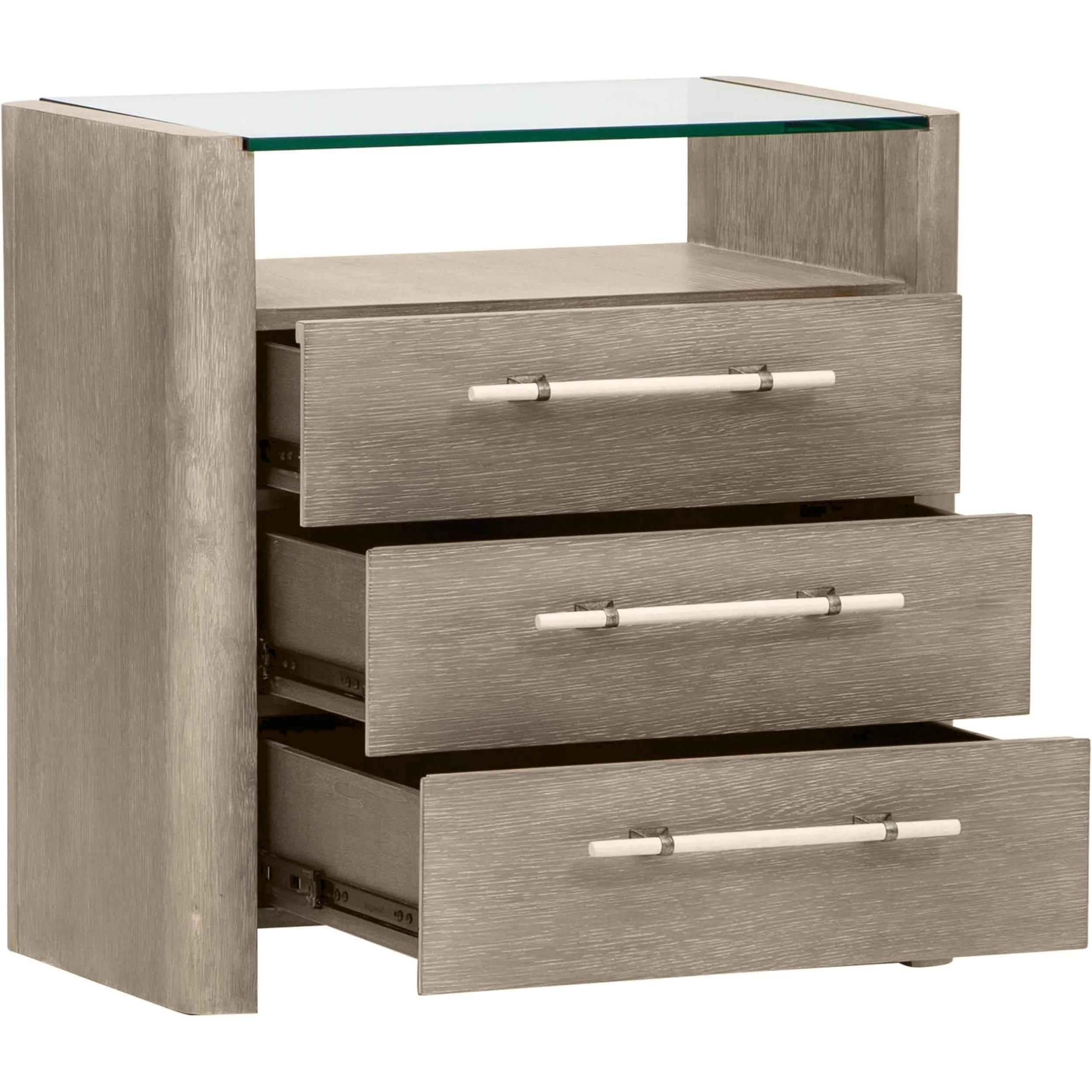 Affinity Three Drawer Nightstand - Image 4