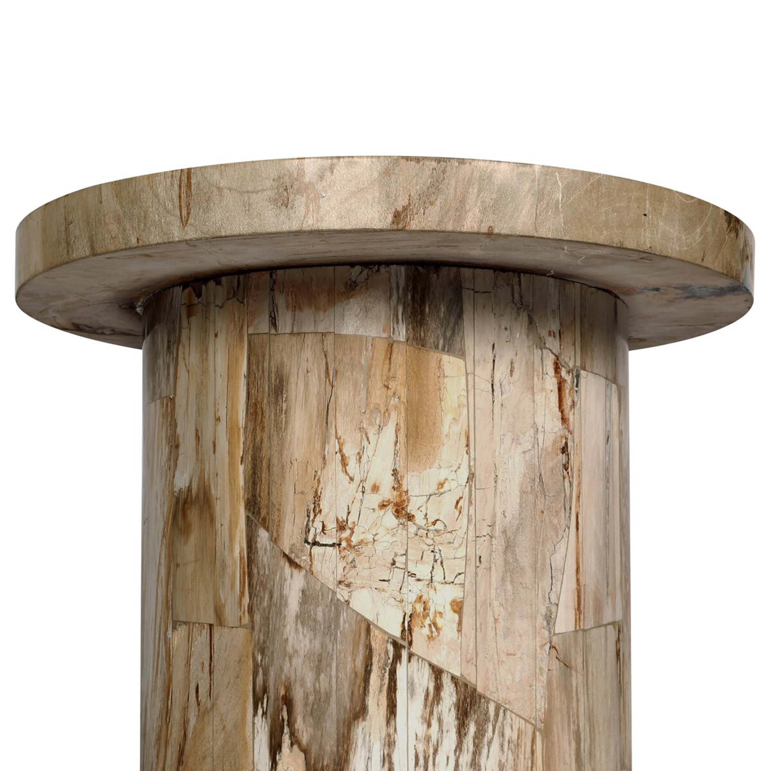 Aida End Table, Light Petrified Wood by Four hands - Image 4