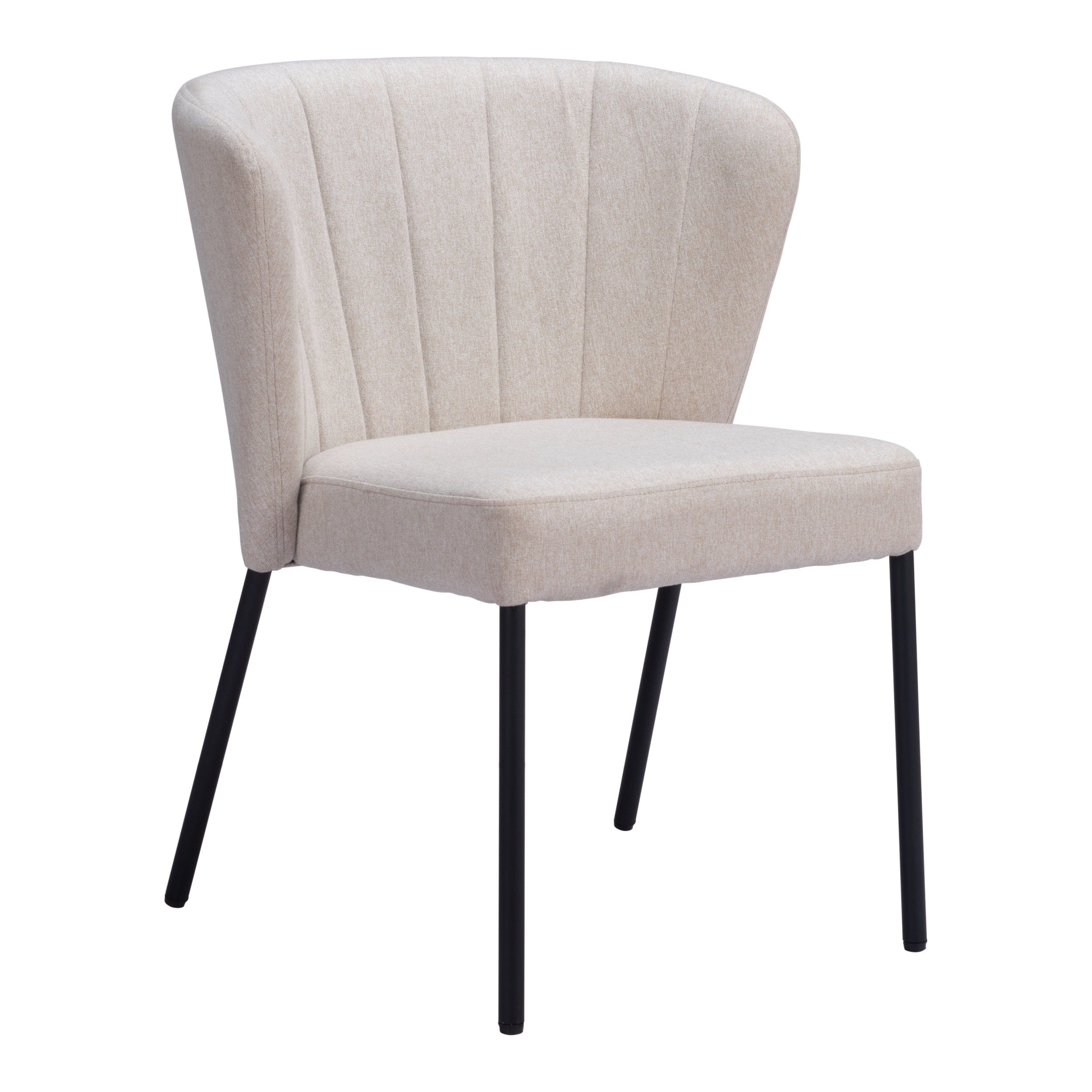 Aimee Dining Chair, Beige, Set of 2