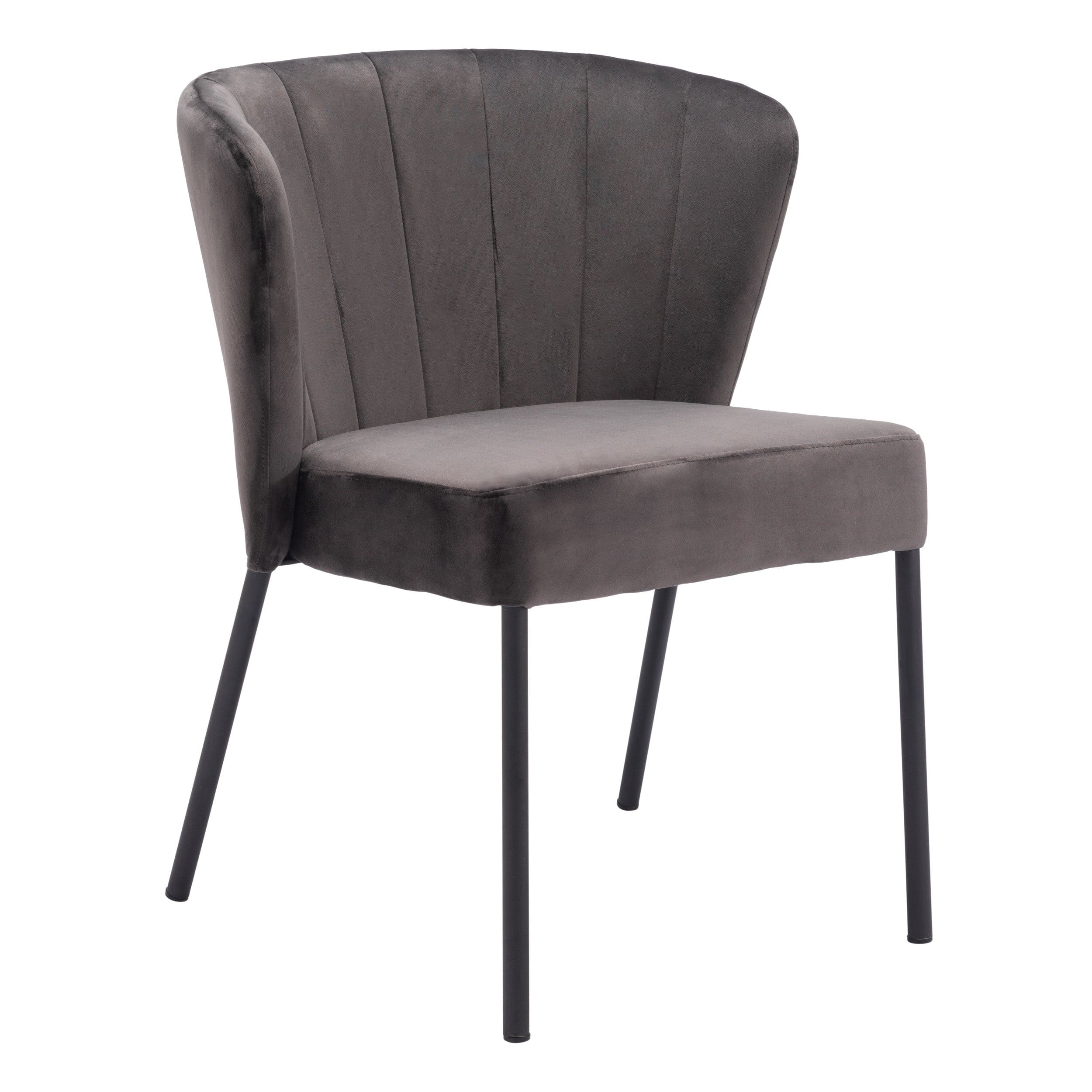 Aimee Dining Chair, Gray, Set of 2