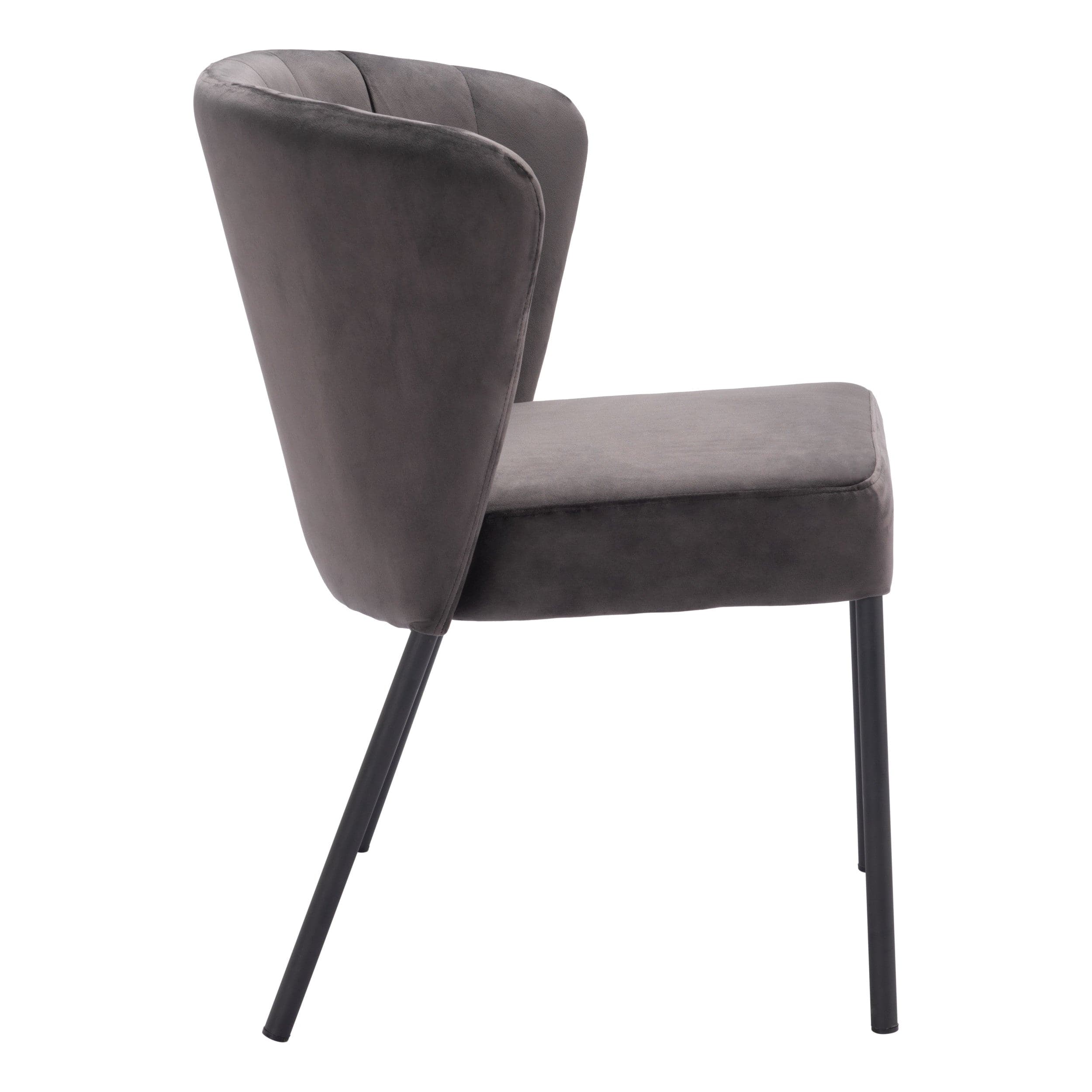 Aimee Dining Chair, Gray, Set of 2 - Image 4