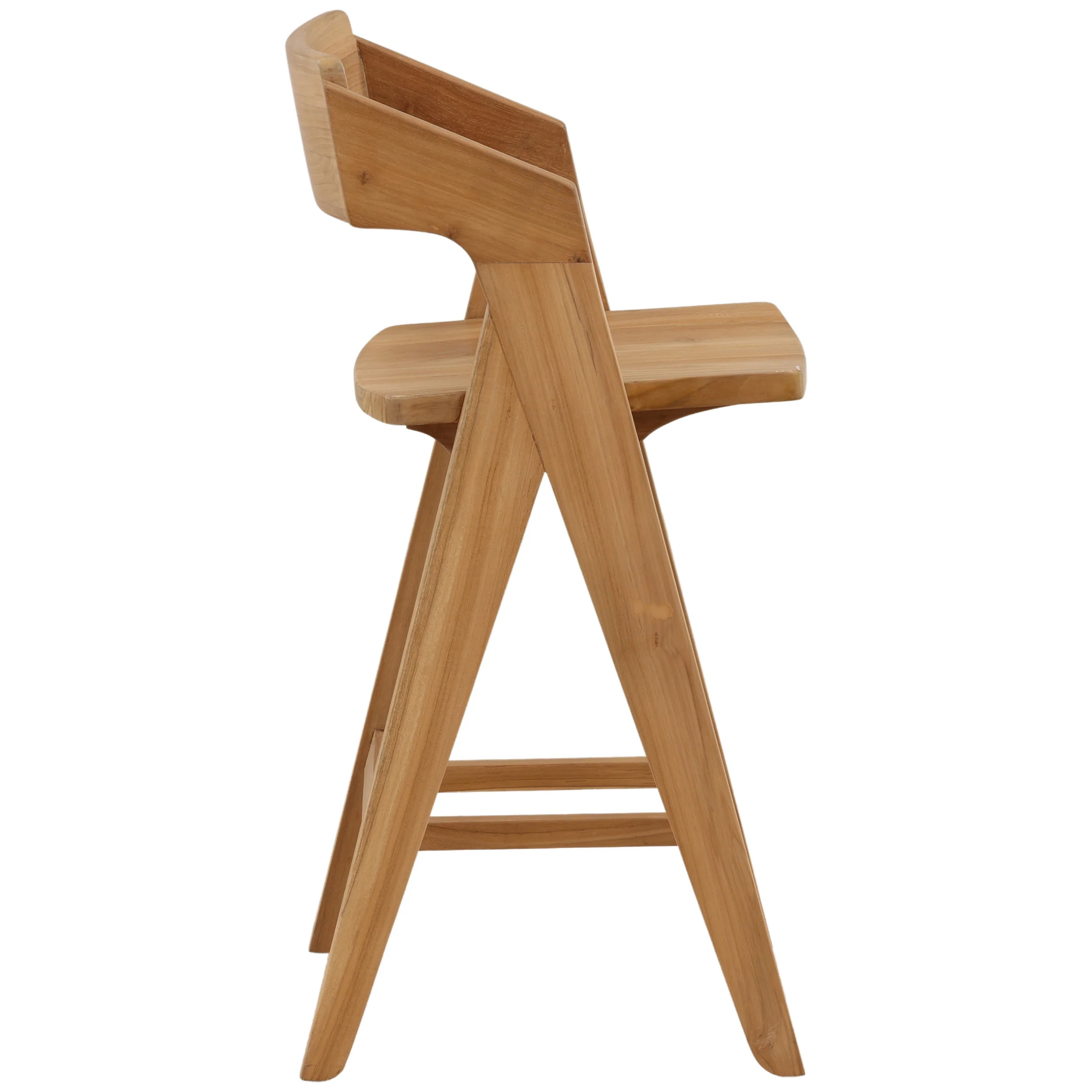 Aimi Outdoor Barstool, Natural - Image 3