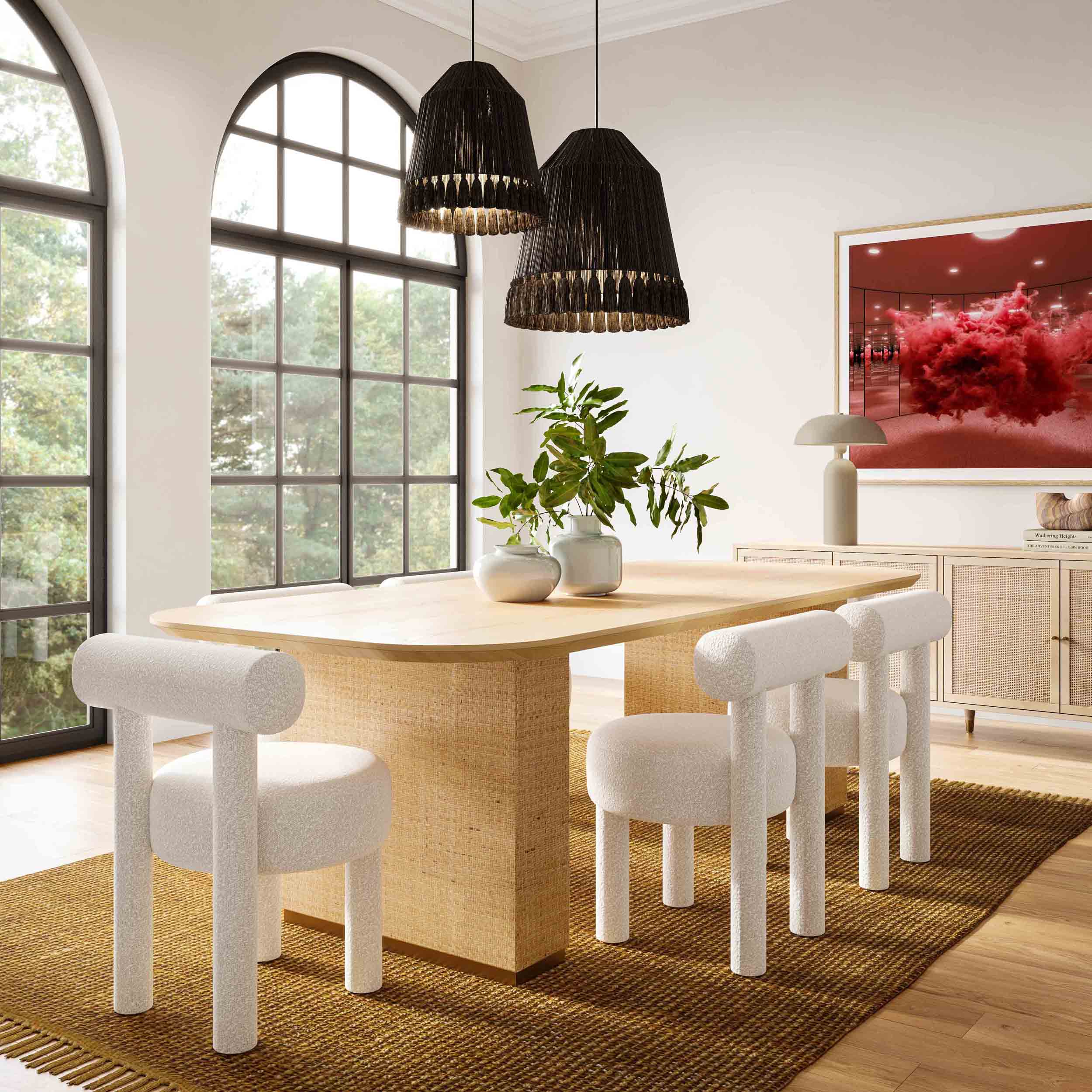 Akiba Rectangular Dining Table - Image 6