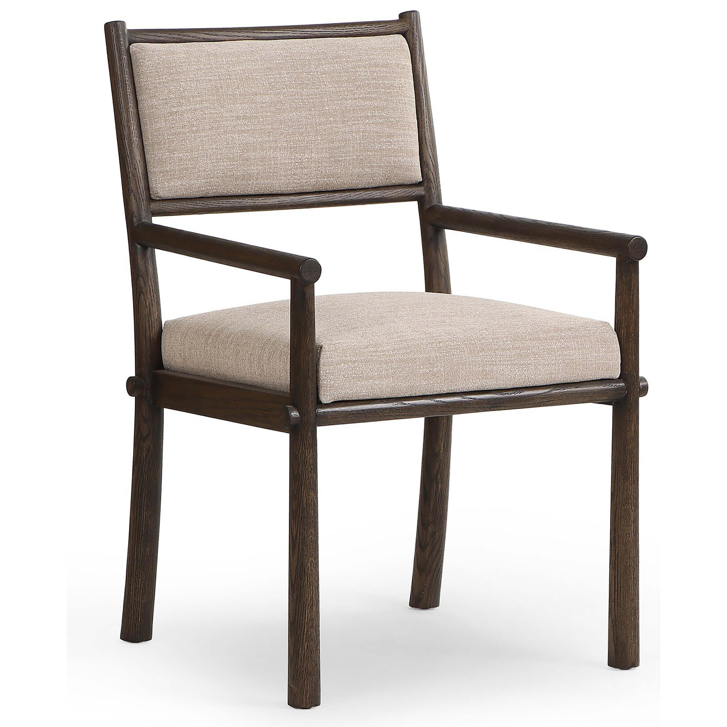 Akiro Dining Armchair, Laken Stone, Set of 2 by Four Hands