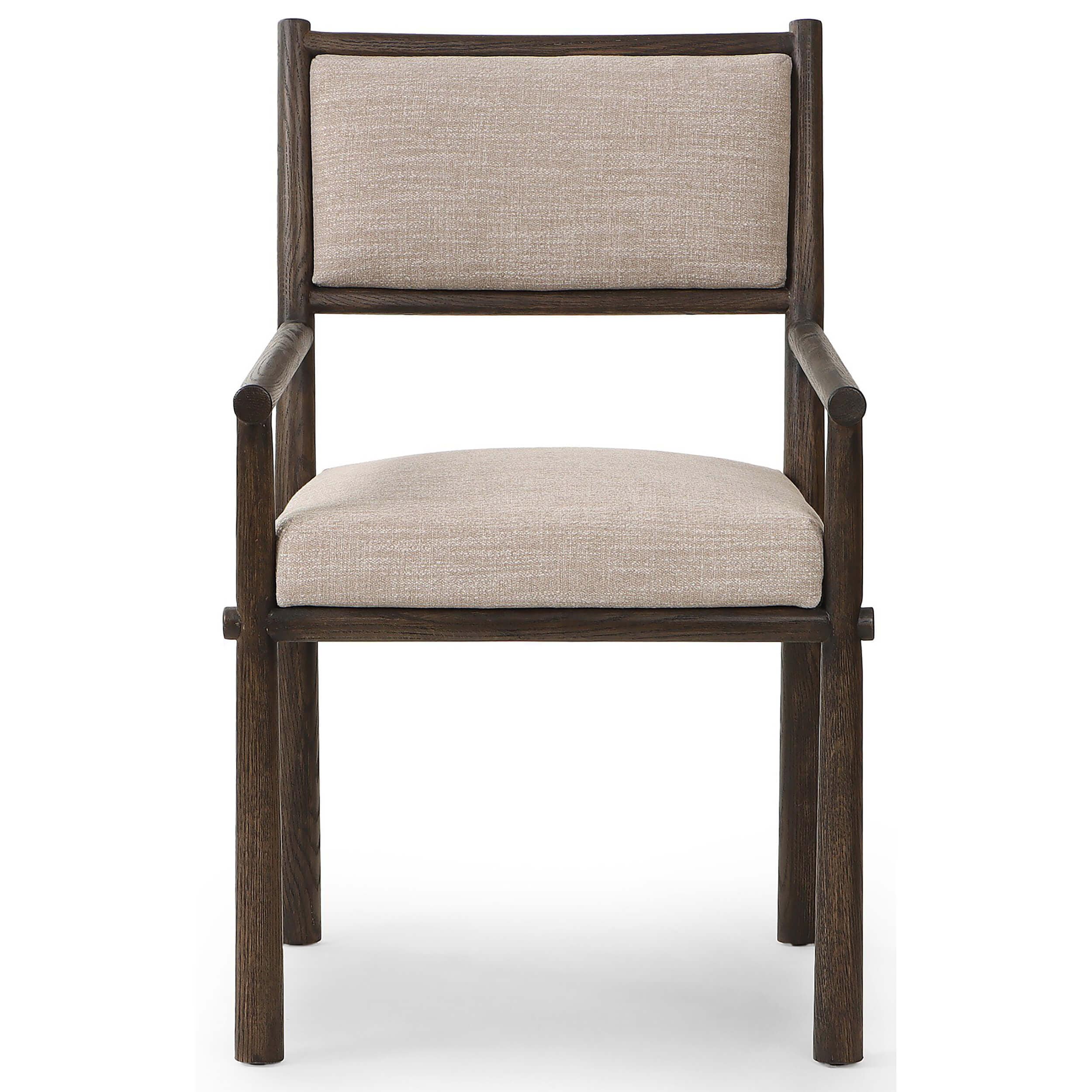 Akiro Dining Armchair, Laken Stone, Set of 2 by Four Hands - Image 2
