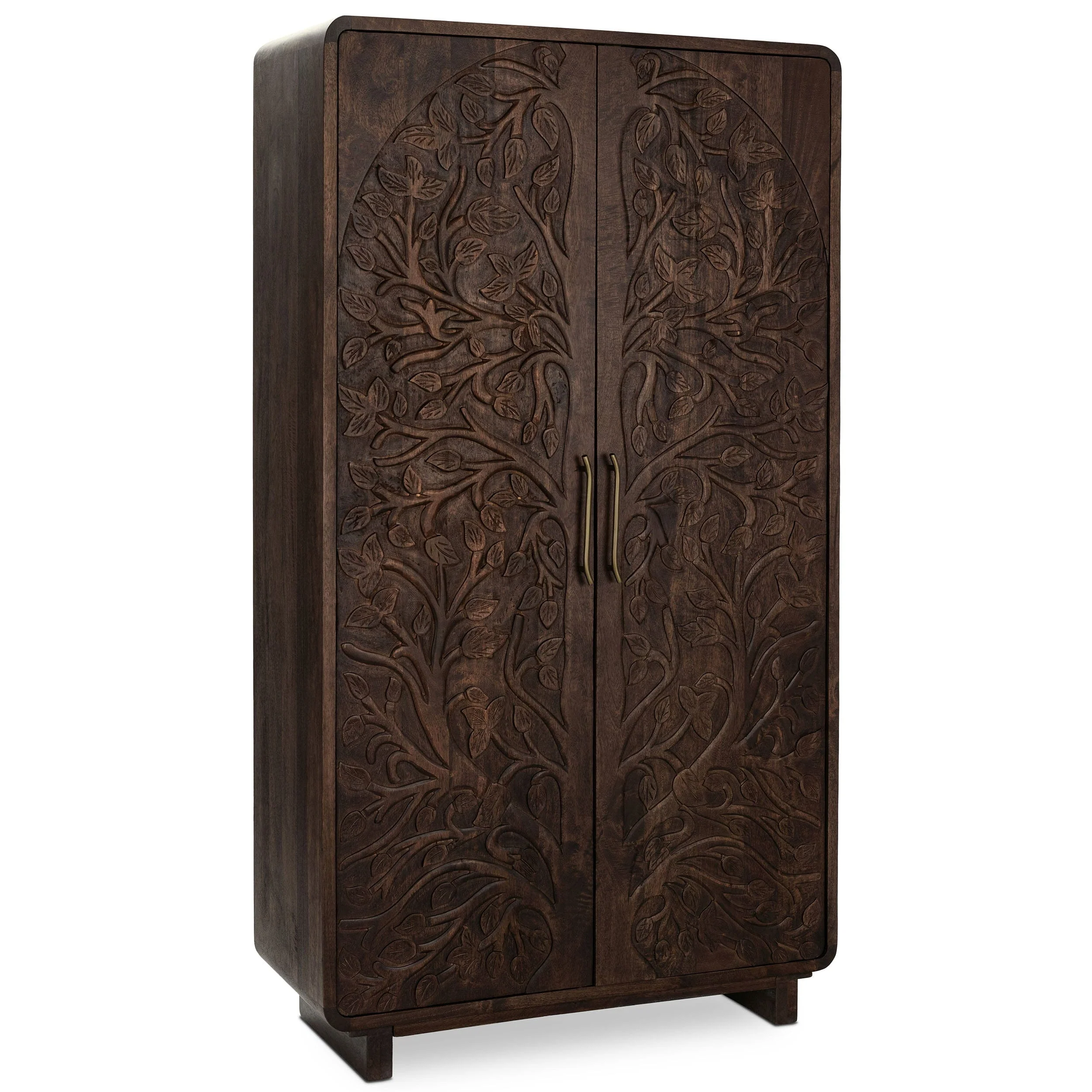 Albero Tall Cabinet, Kona Brown