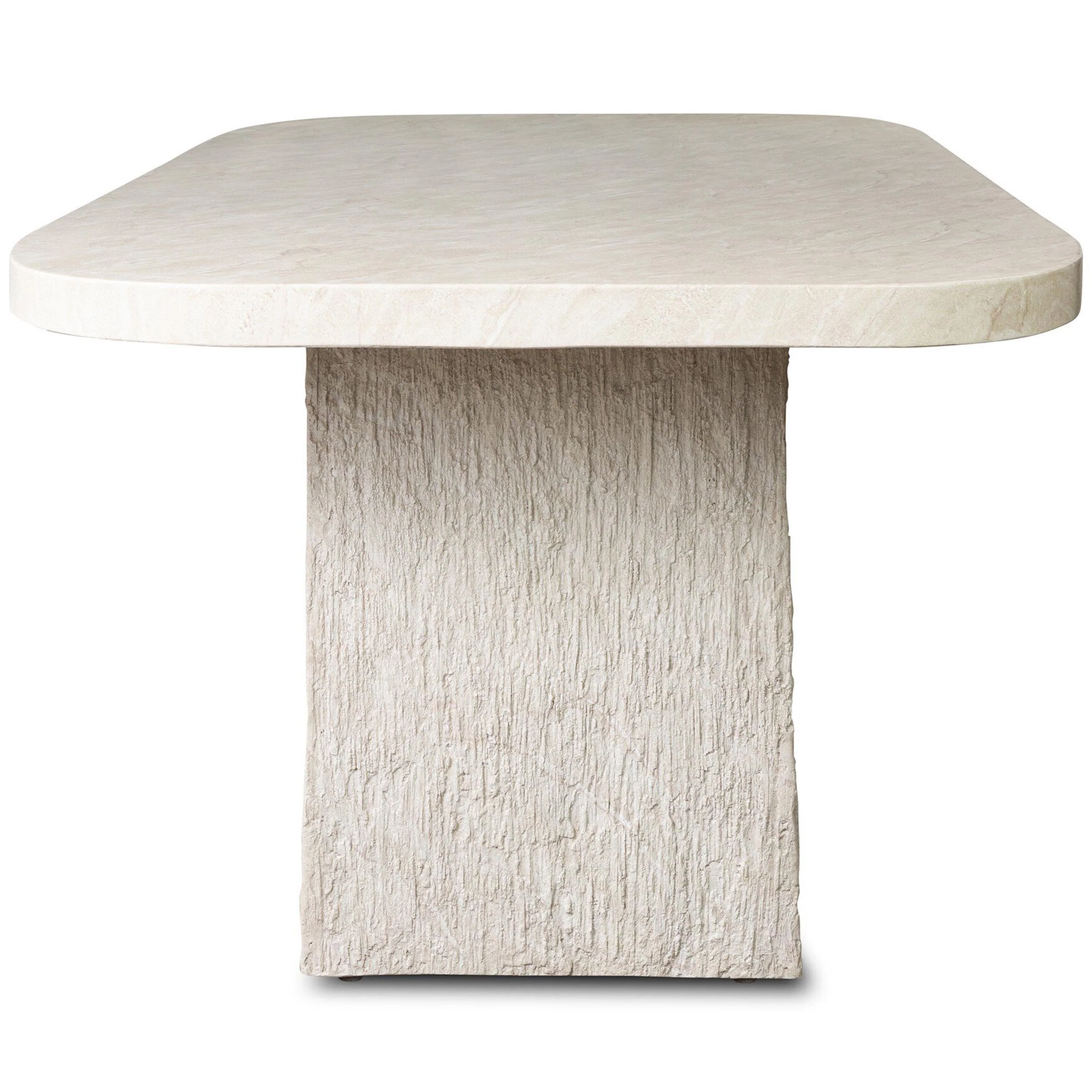Alessandro Outdoor Dining Table, Cream by Four Hands - Image 3