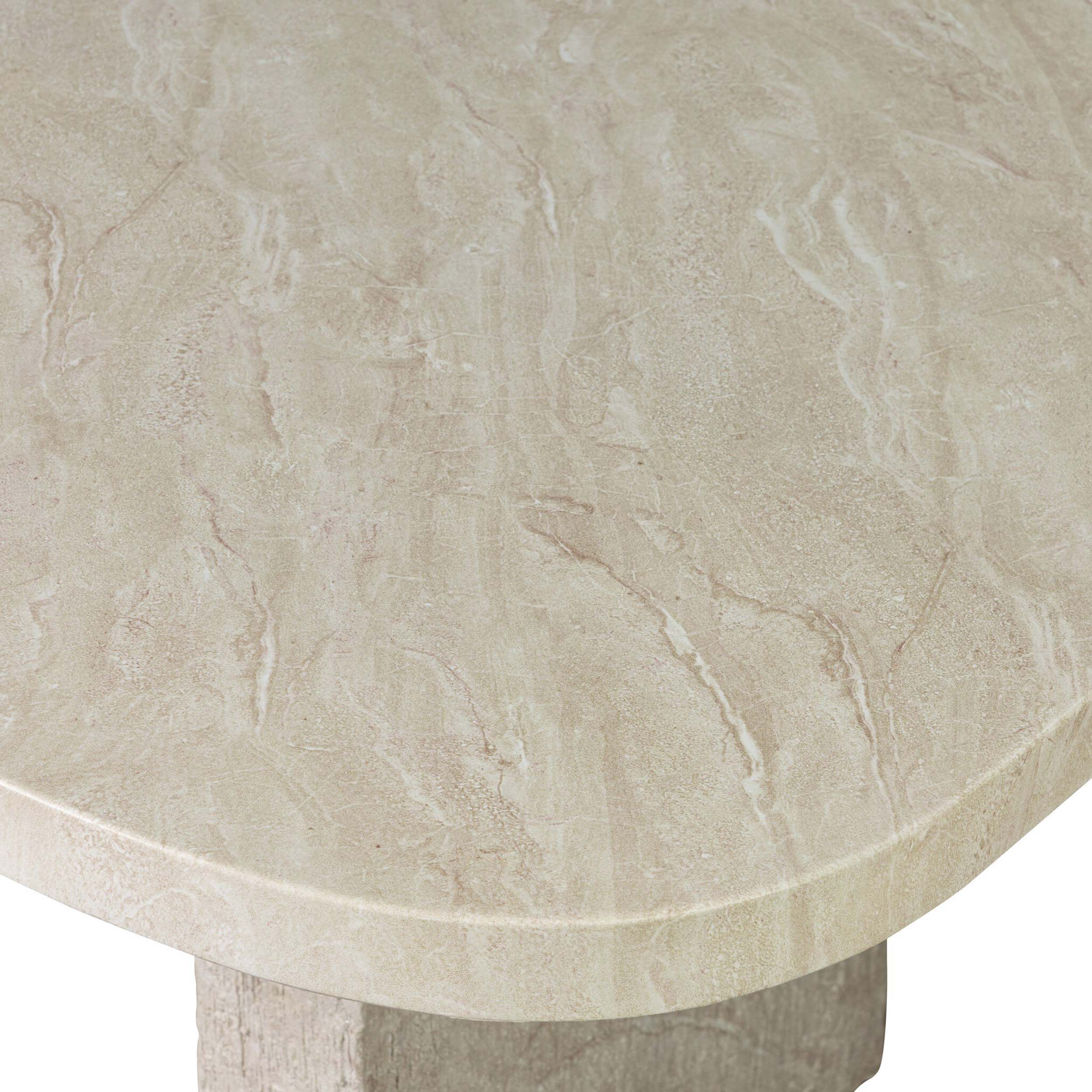 Alessandro Outdoor Dining Table, Cream by Four Hands - Image 5