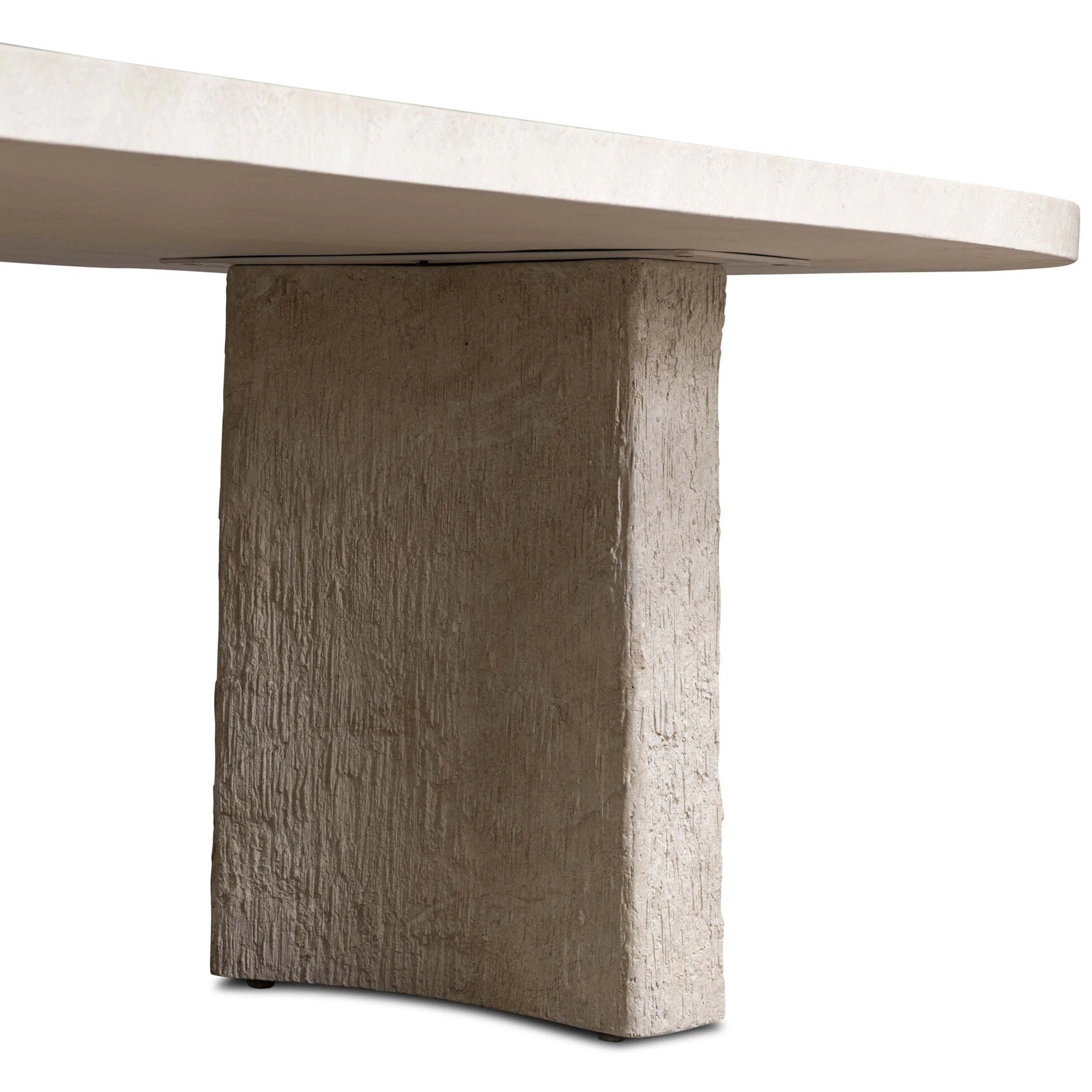 Alessandro Outdoor Dining Table, Cream by Four Hands - Image 7