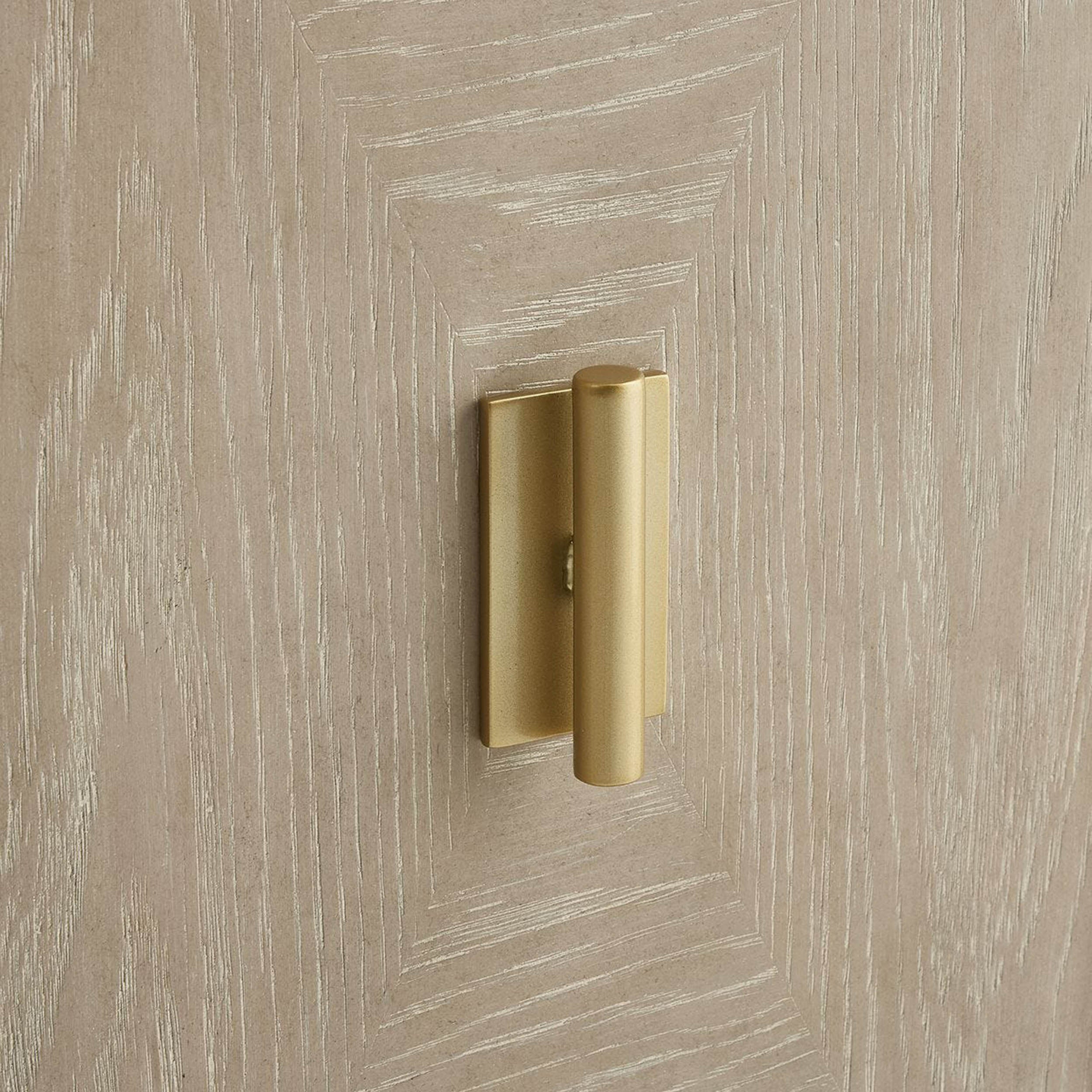 Alessia 2 Door Cabinet, Cerused Oak - Image 5