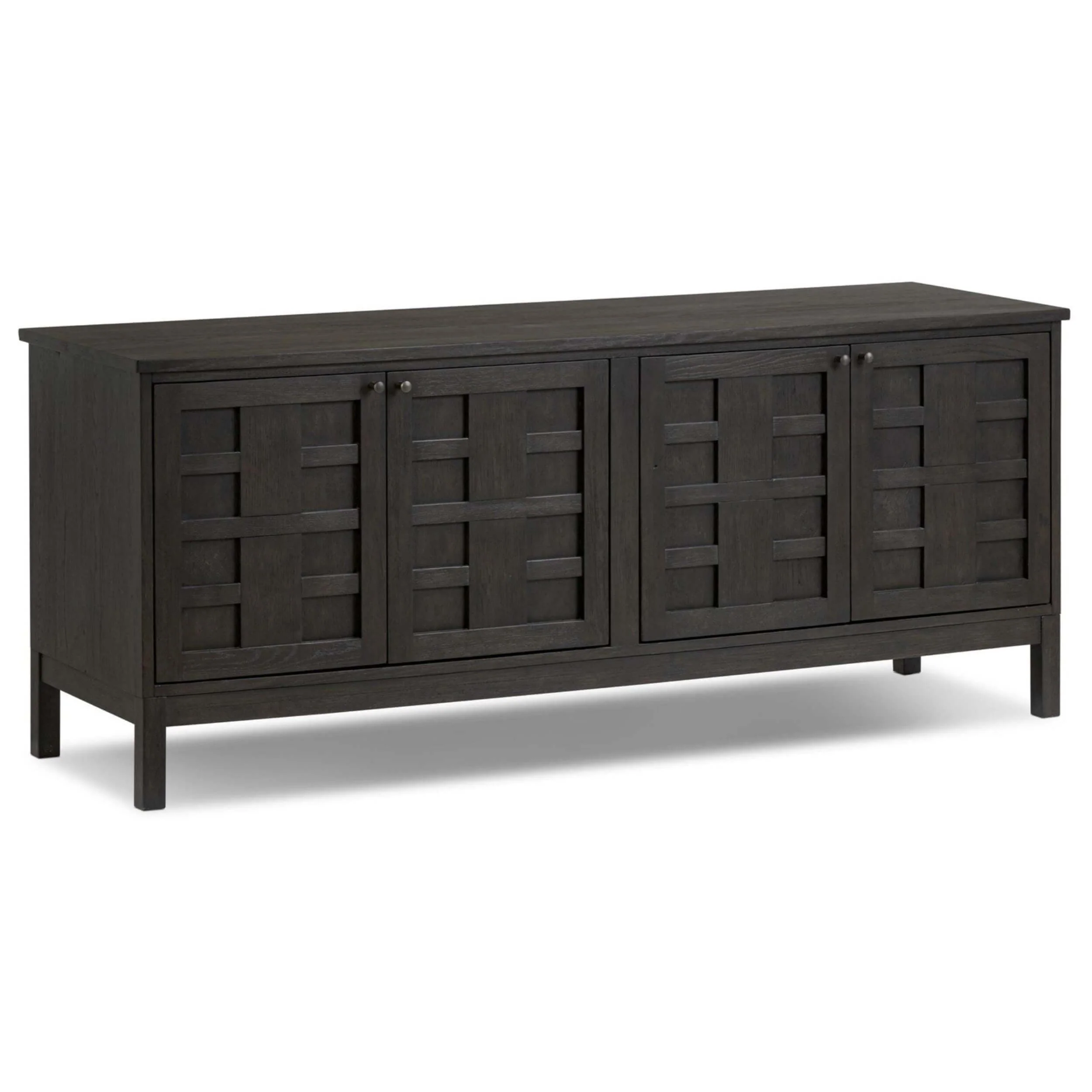 Alessio Media Console, Smoked Black by Four Hands