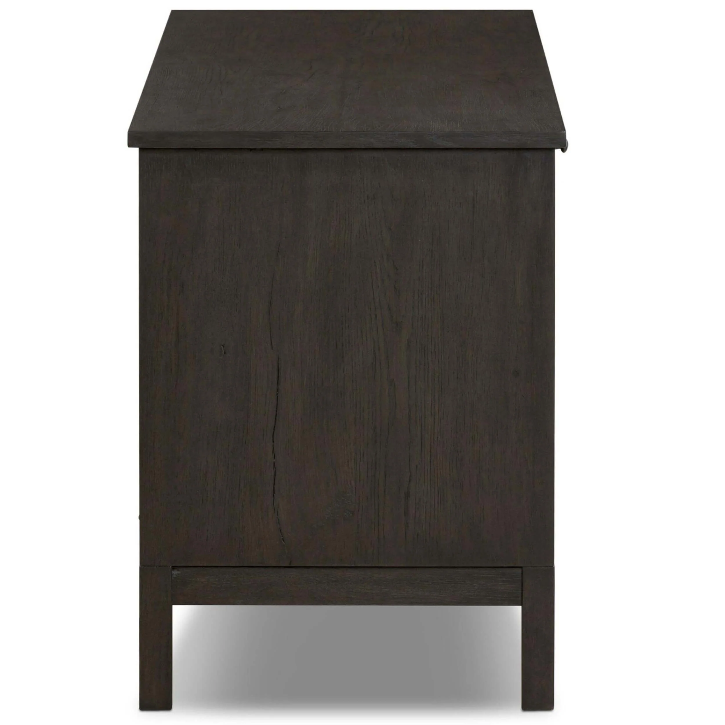 Alessio Media Console, Smoked Black by Four Hands - Image 3