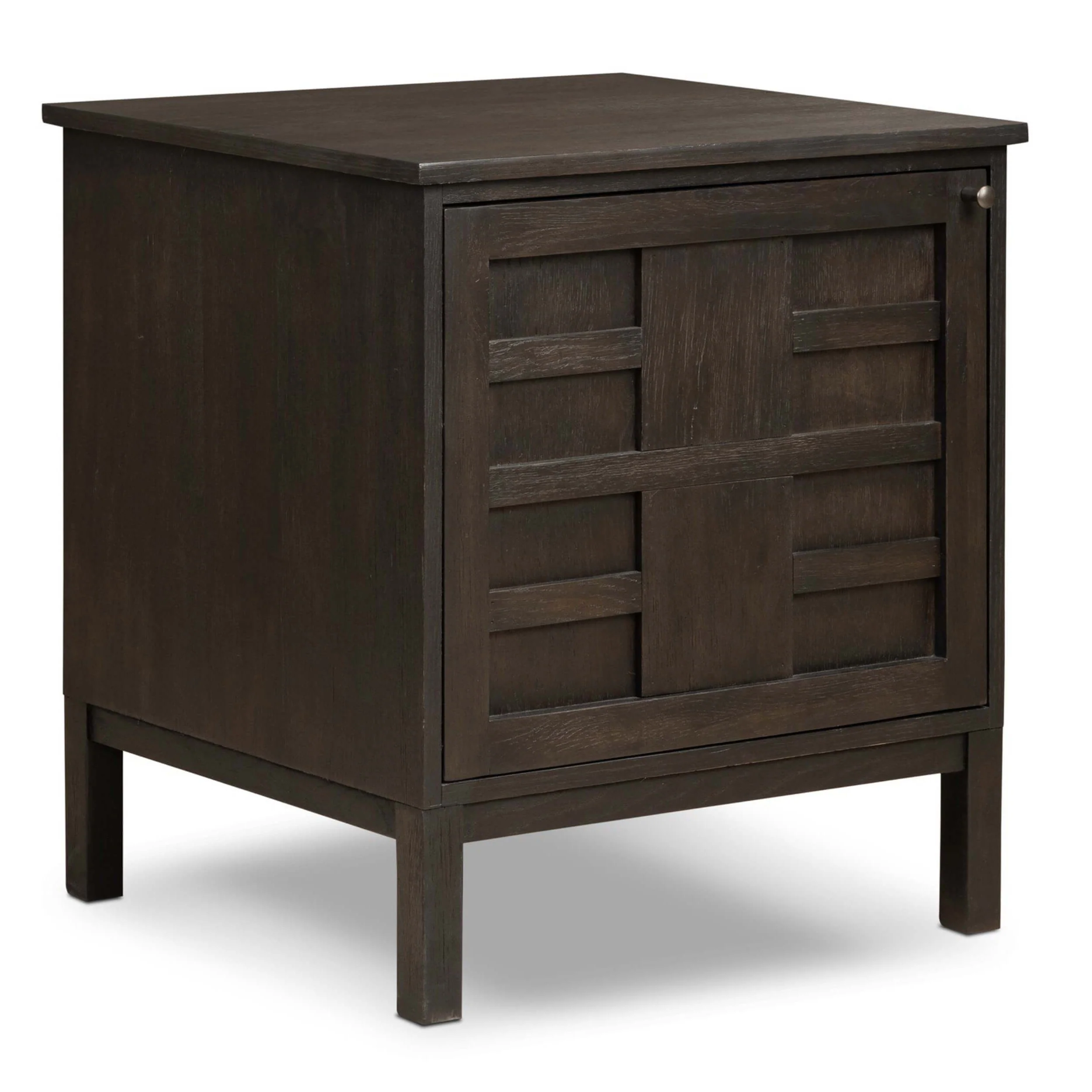Alessio Nightstand, Smoked Black by Four Hands