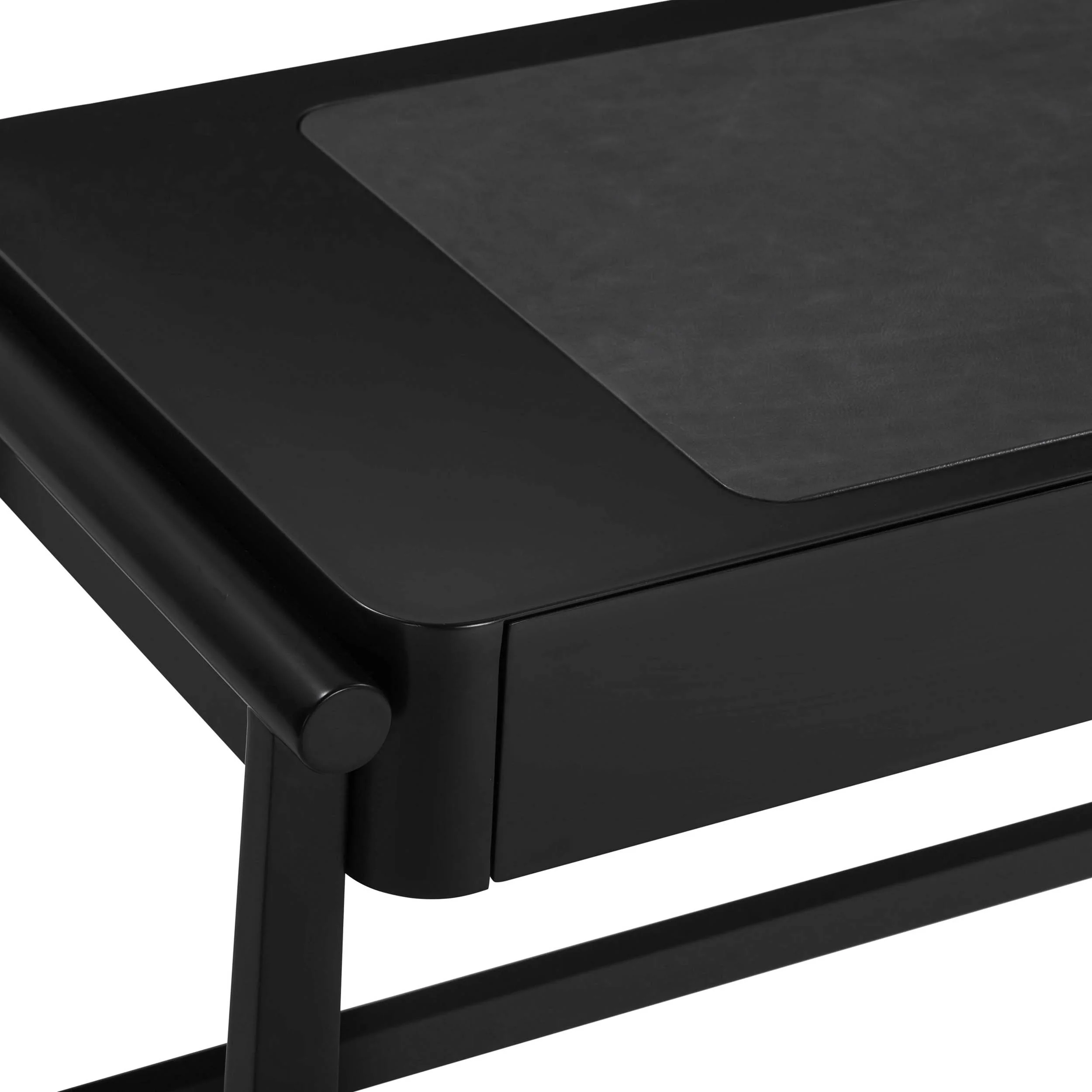 Alfalfa 2 Drawer Desk, Black - Image 5
