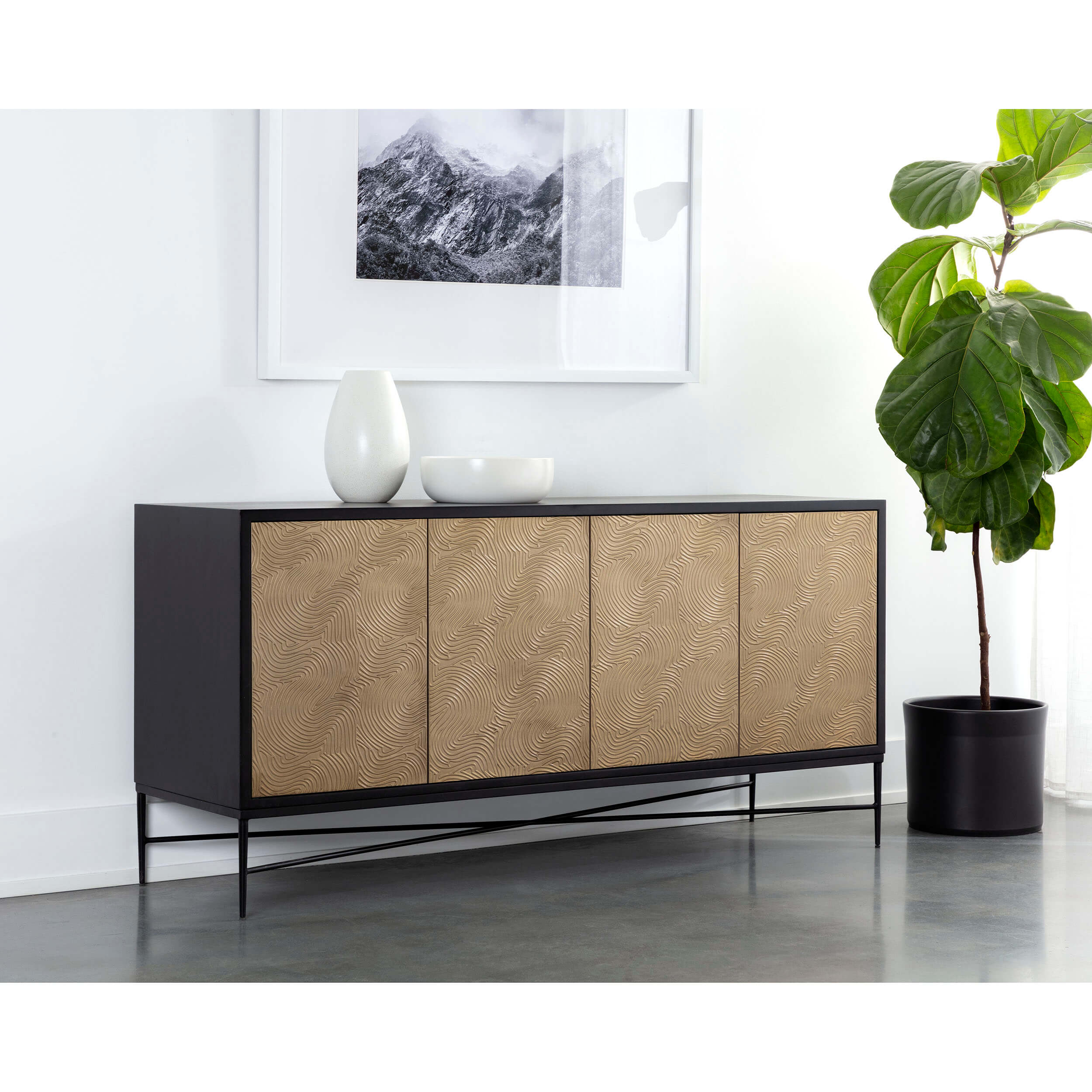 Algarve Sideboard, Champagne Gold - Image 5