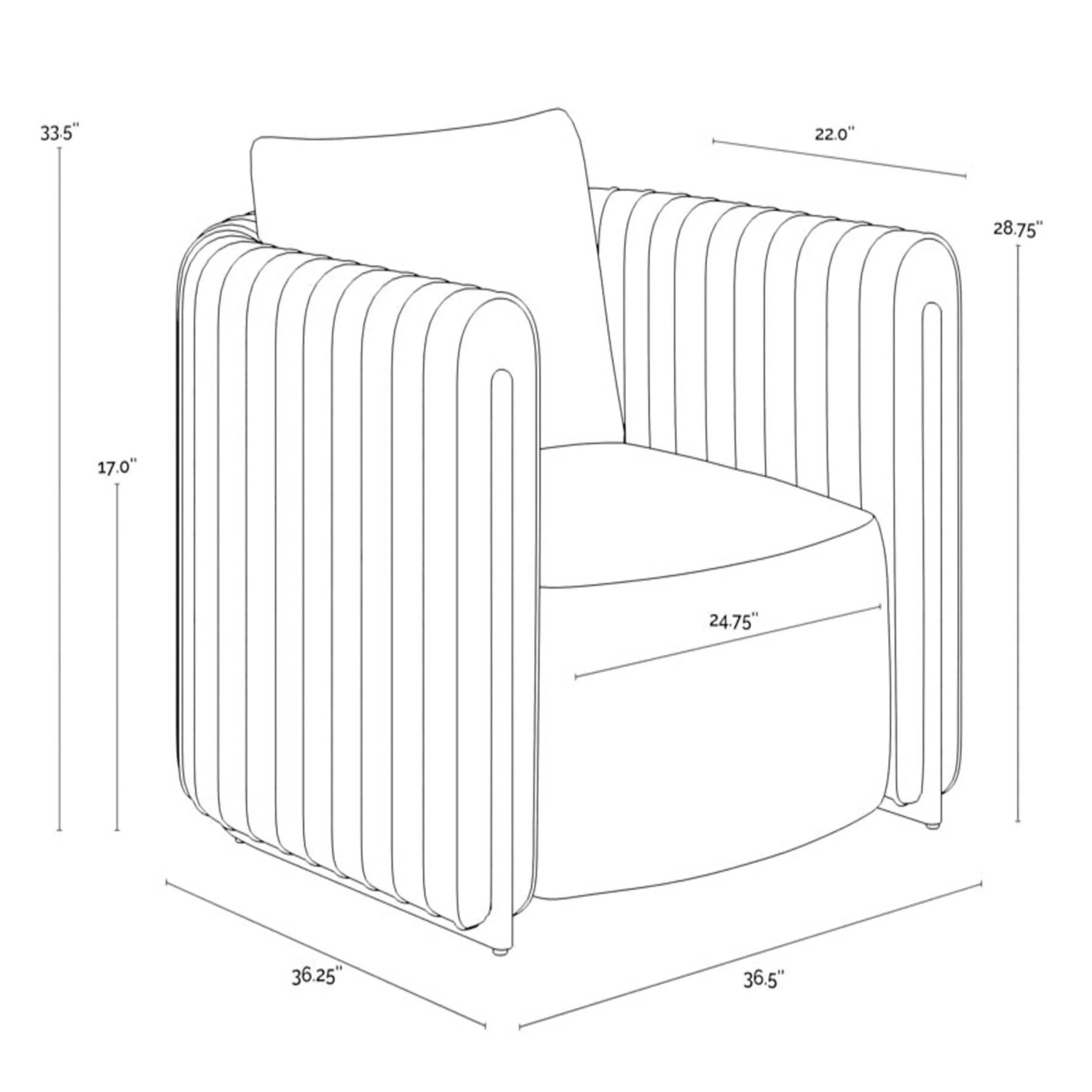 Alix Chair, Cantina Black - Image 5