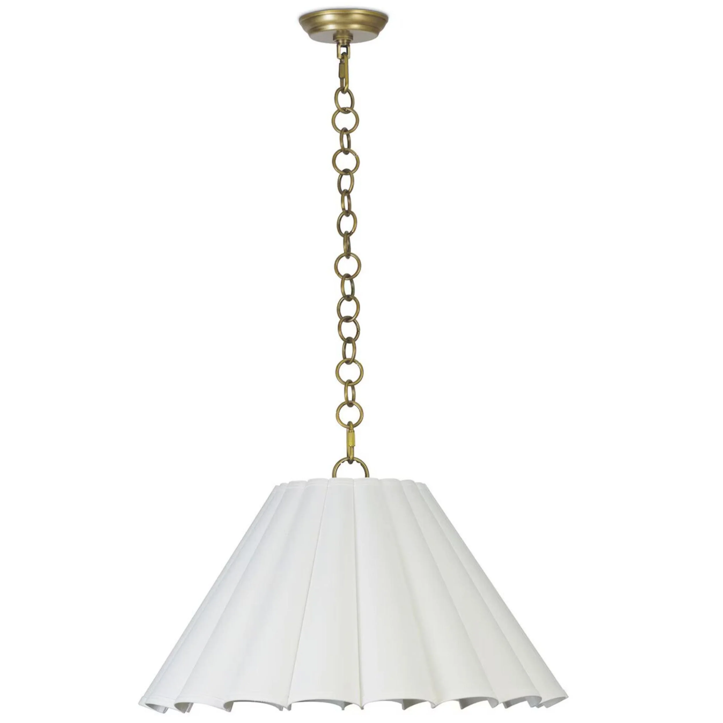 Allison Pendant, Natural Brass